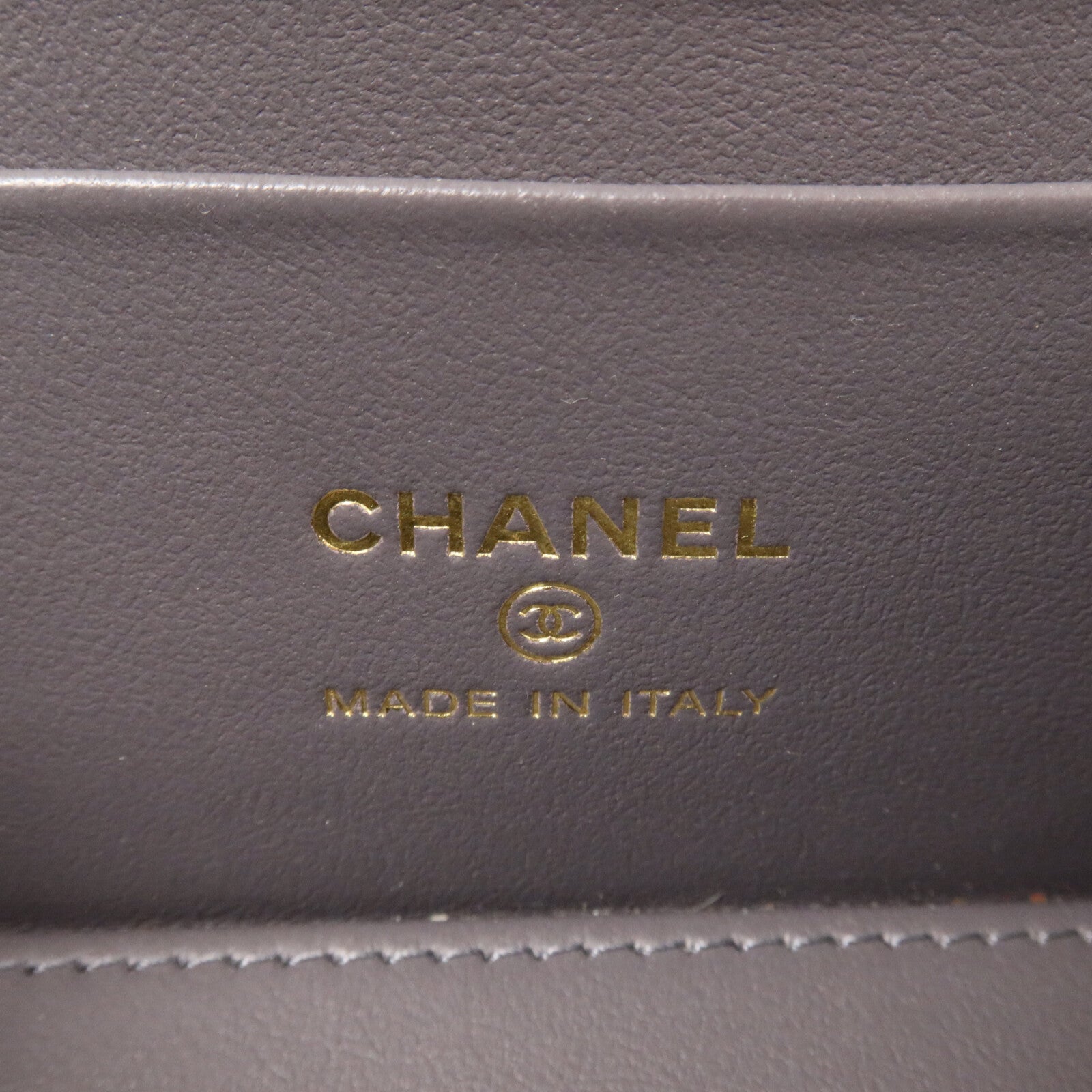 CHANEL 牛皮皮革Top Handle Vanity Case鏈帶手挽肩背兩用袋