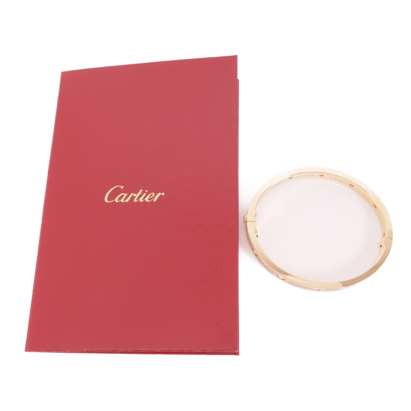 CARTIER 18k玫瑰金Love Bangle手鐲