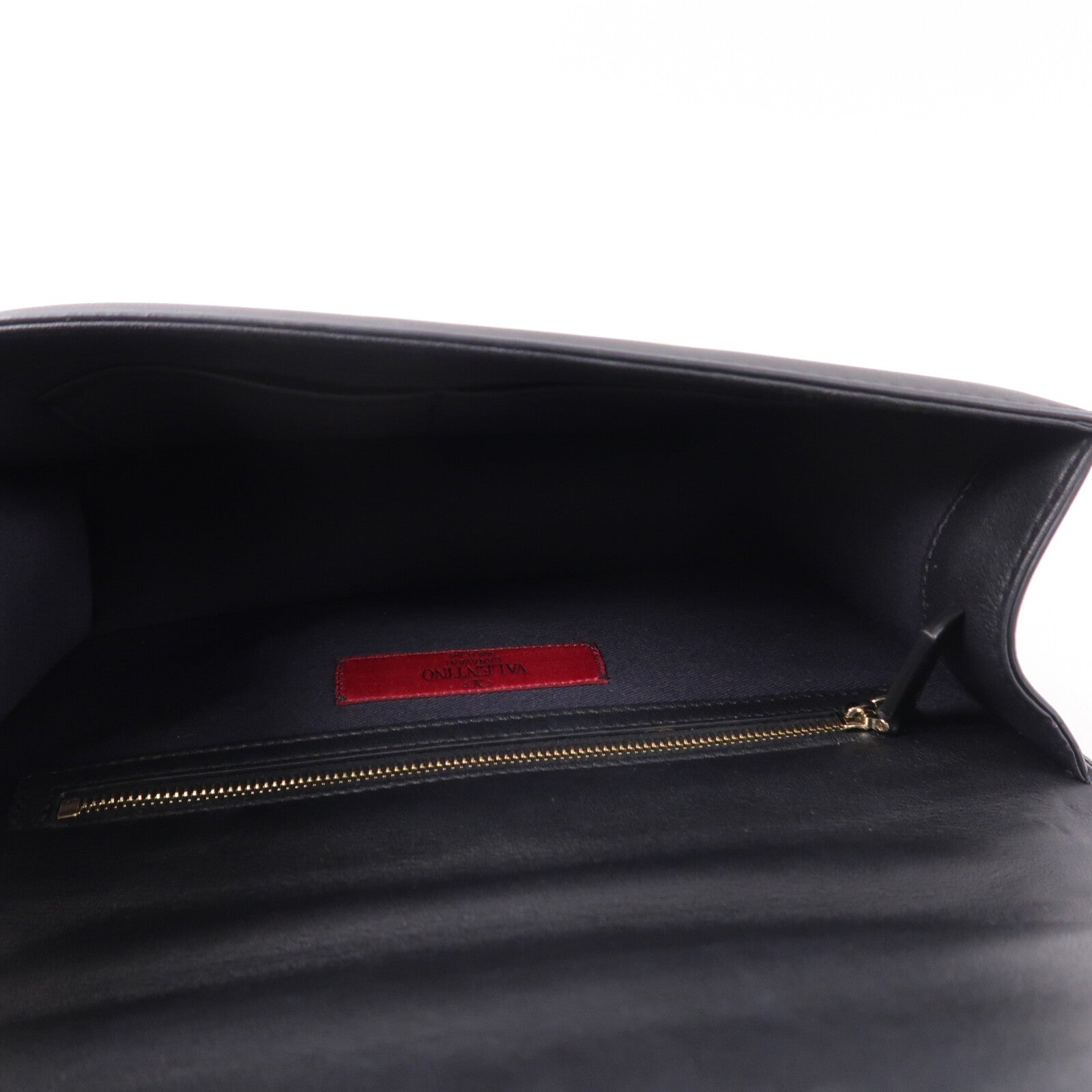 Valentino 牛皮皮革Rockstud Glam Lock鏈帶肩背袋