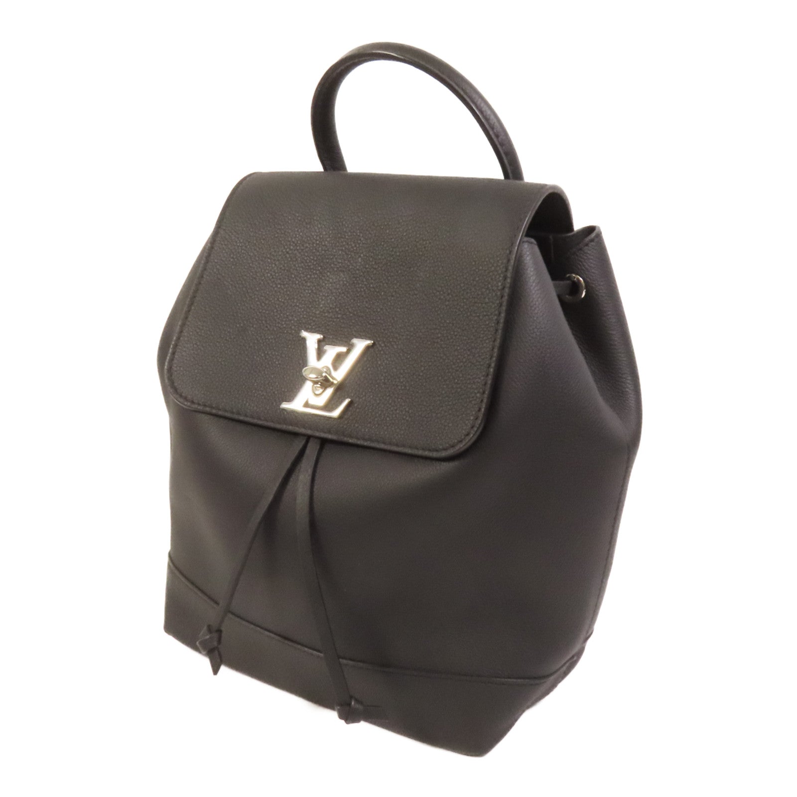 LOUIS VUITTON 【激減優惠】牛皮皮革Lock Me Backpack銀扣背包