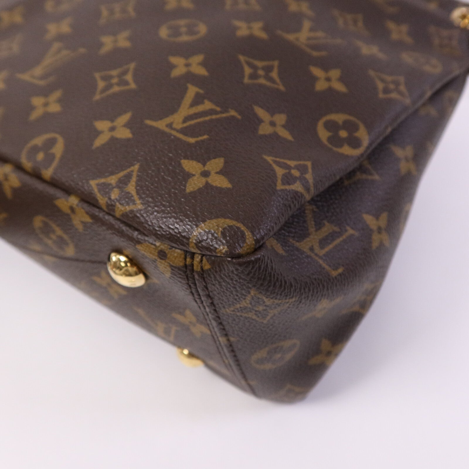 LOUIS VUITTON Monogram Pallas MM金扣手挽肩背兩用袋