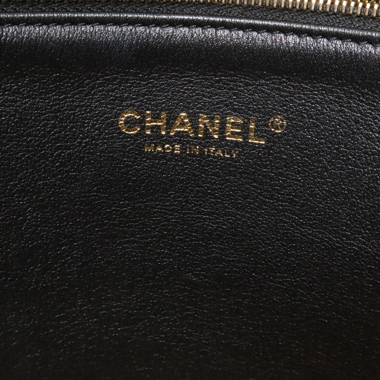 CHANEL 羊皮皮革Mood Shopping Tote鏈帶手挽肩背兩用袋