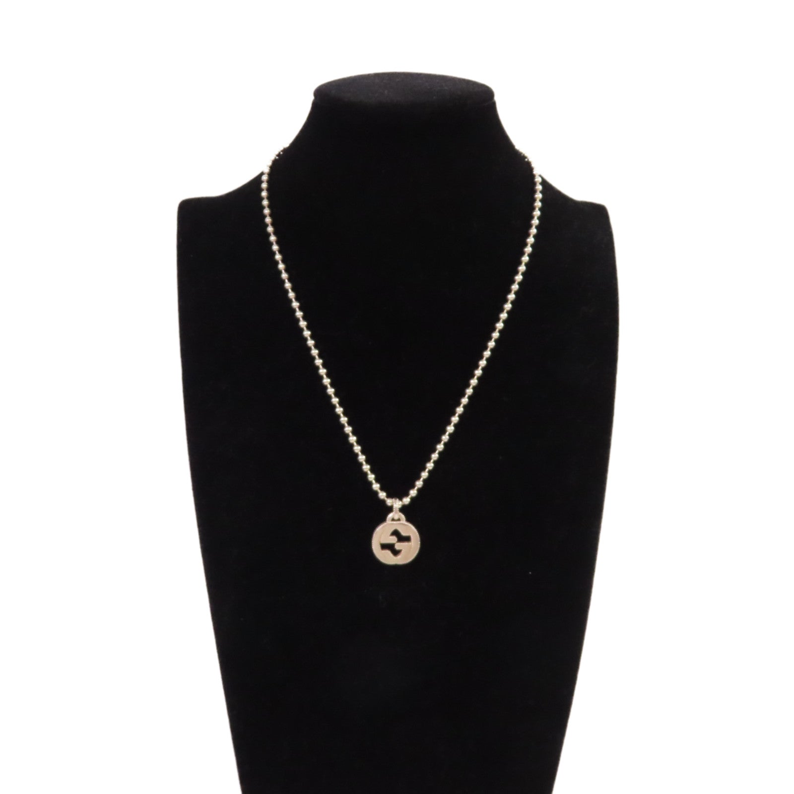 GUCCI 925純銀GG Silver Necklace項鏈銀色