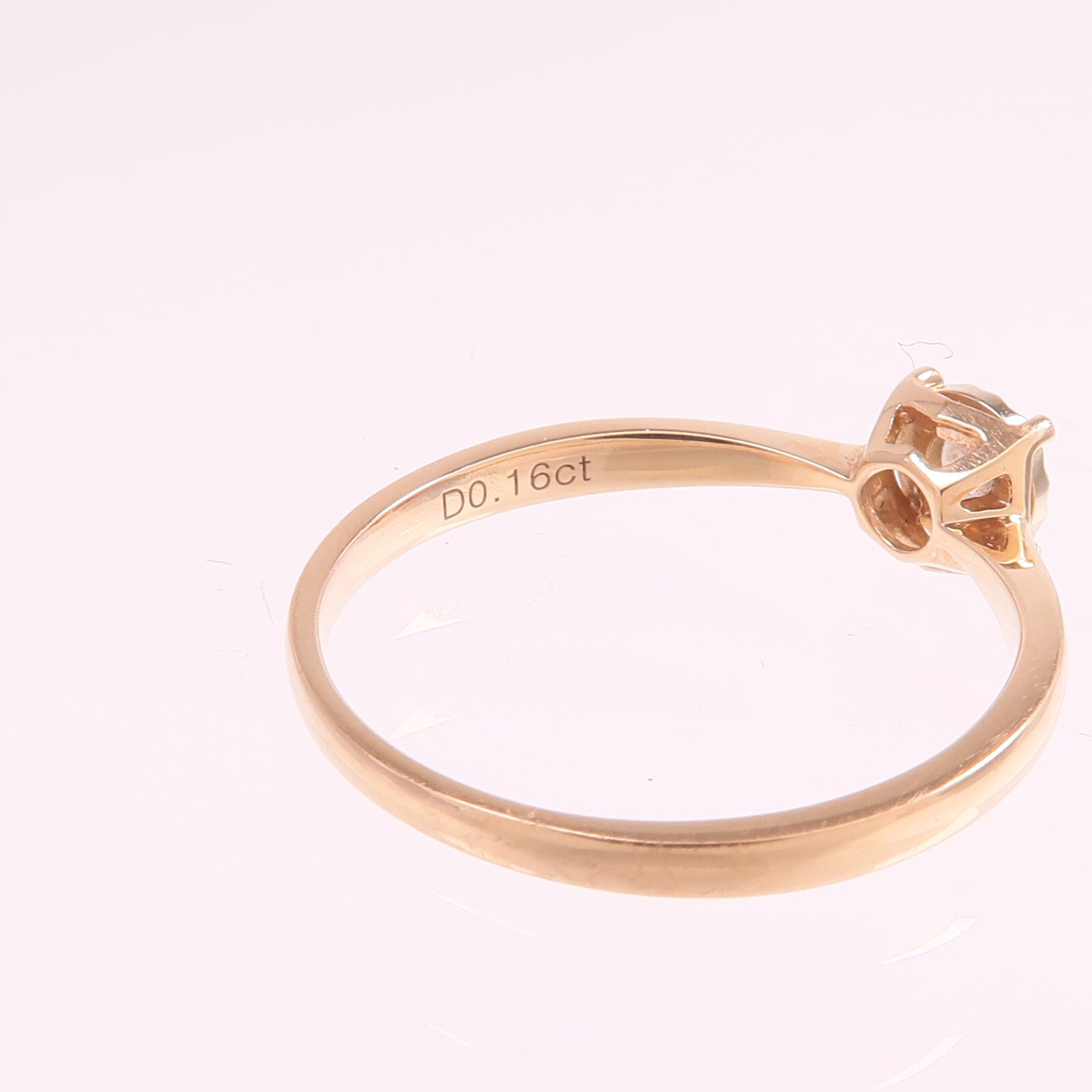 JEWELRY 【激減優惠】18K玫瑰金Diamond Ring鑽石戒指US#7