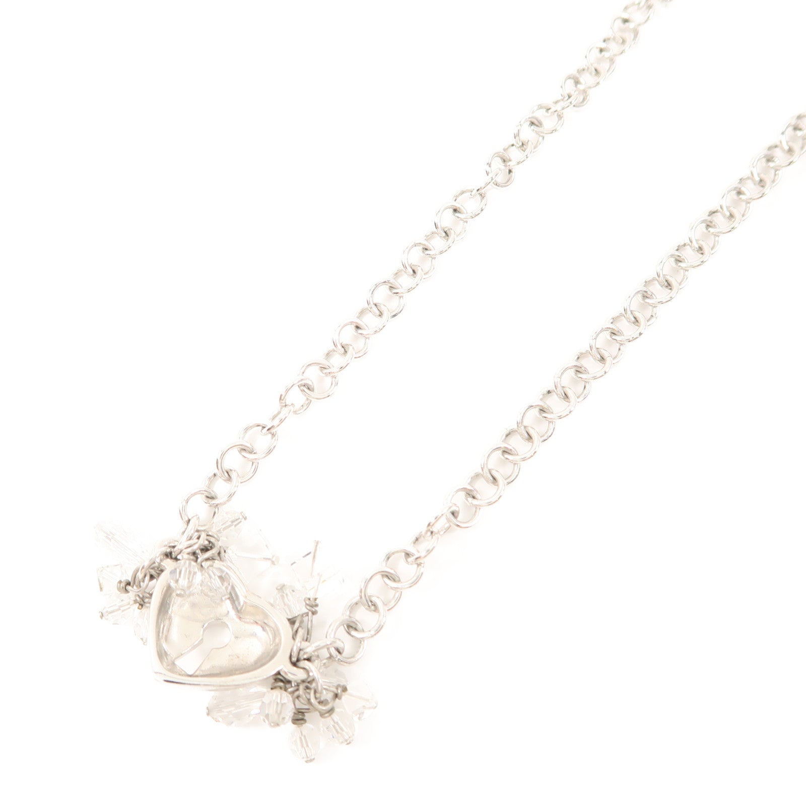 Dior PVC/金屬Necklace項鍊銀色