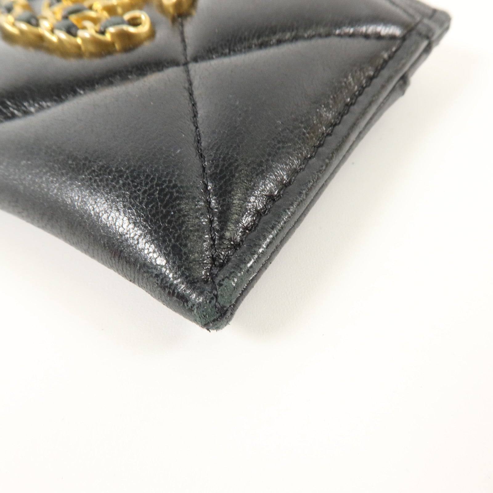 CHANEL 羊皮皮革Chanel 19卡片套