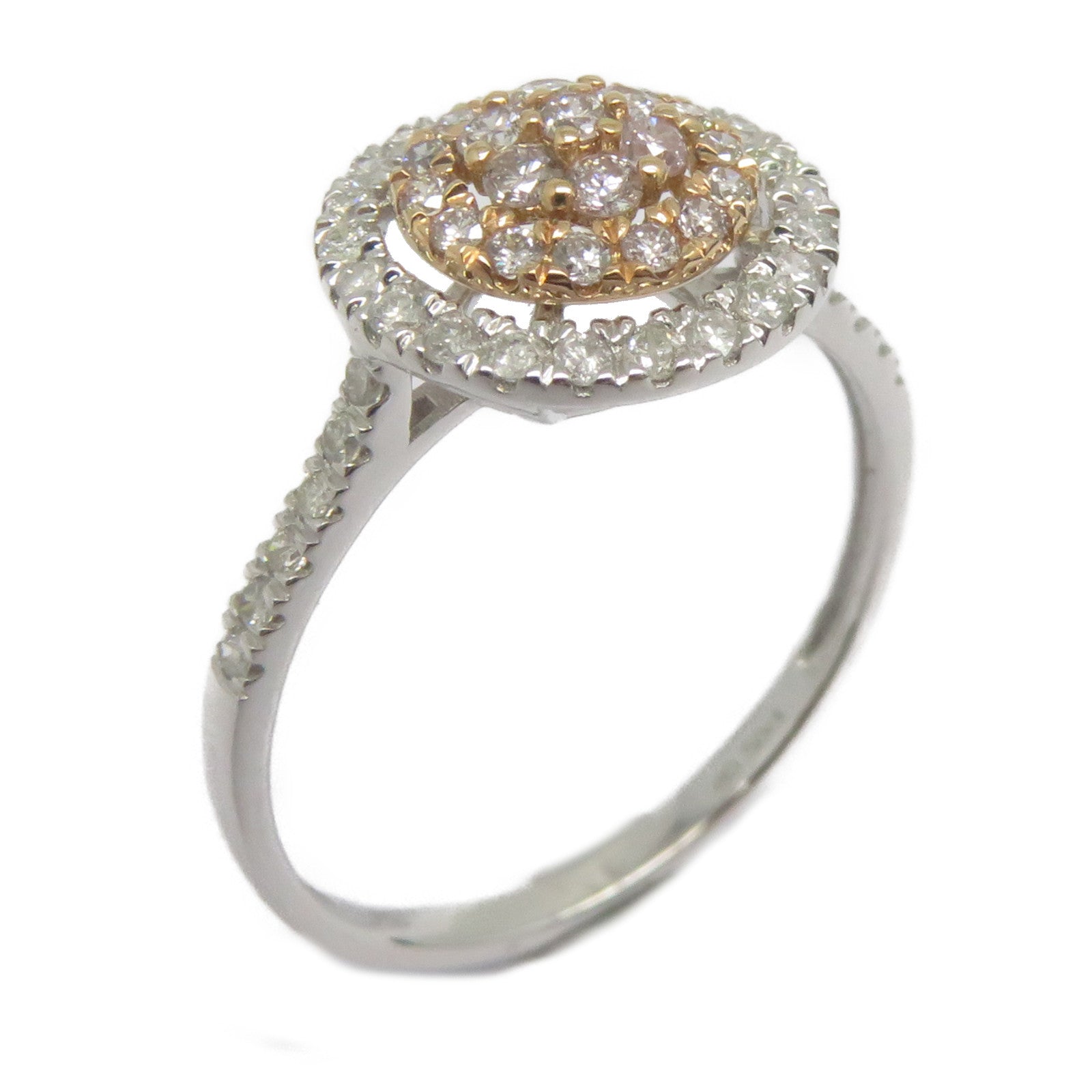 JEWELRY 【激減優惠】18K白金/玫瑰金Diamond Ring 0.50ct鑽石戒指US#7