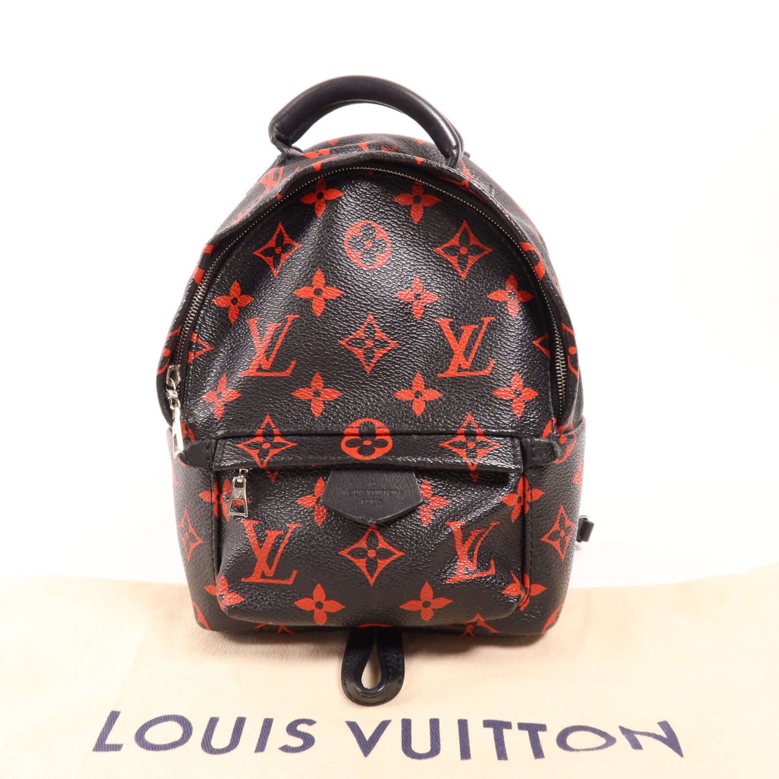 LOUIS VUITTON 【激減優惠】Monogram Palm Springs Mini銀扣背包