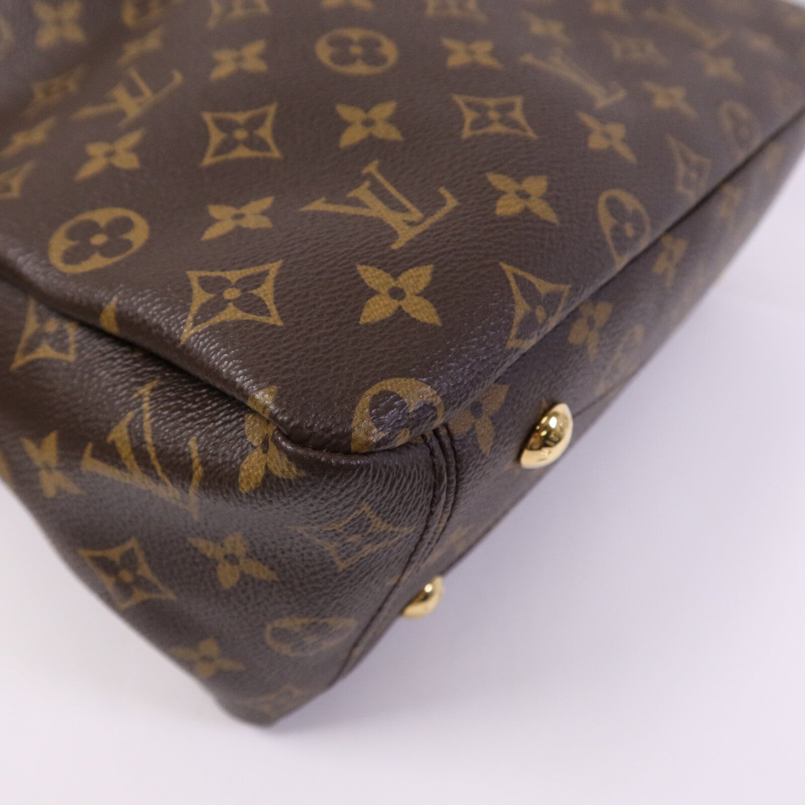 LOUIS VUITTON Monogram Pallas MM金扣手挽肩背兩用袋
