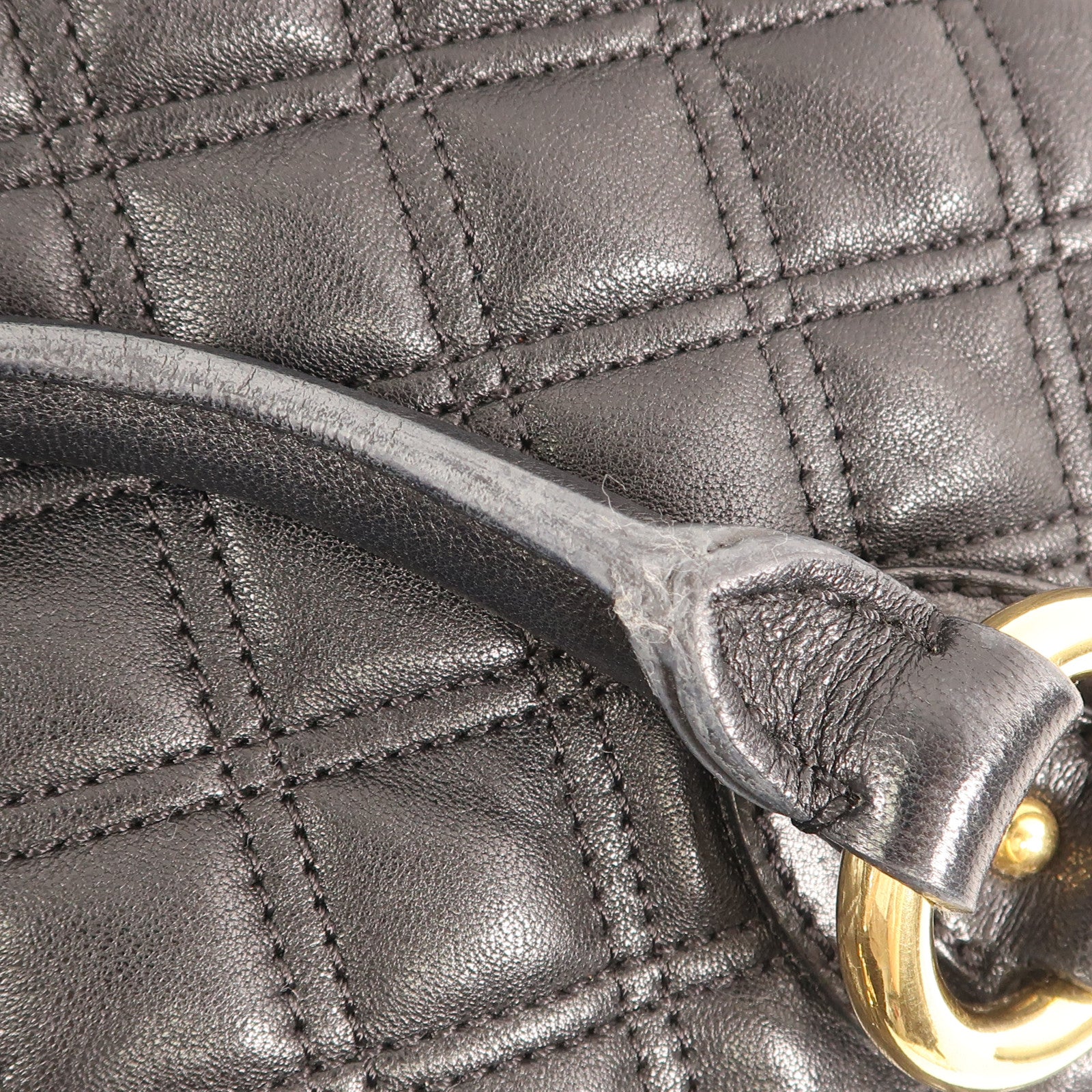 MARC JACOBS 皮革Shoulder Bag金扣手挽肩背兩用袋