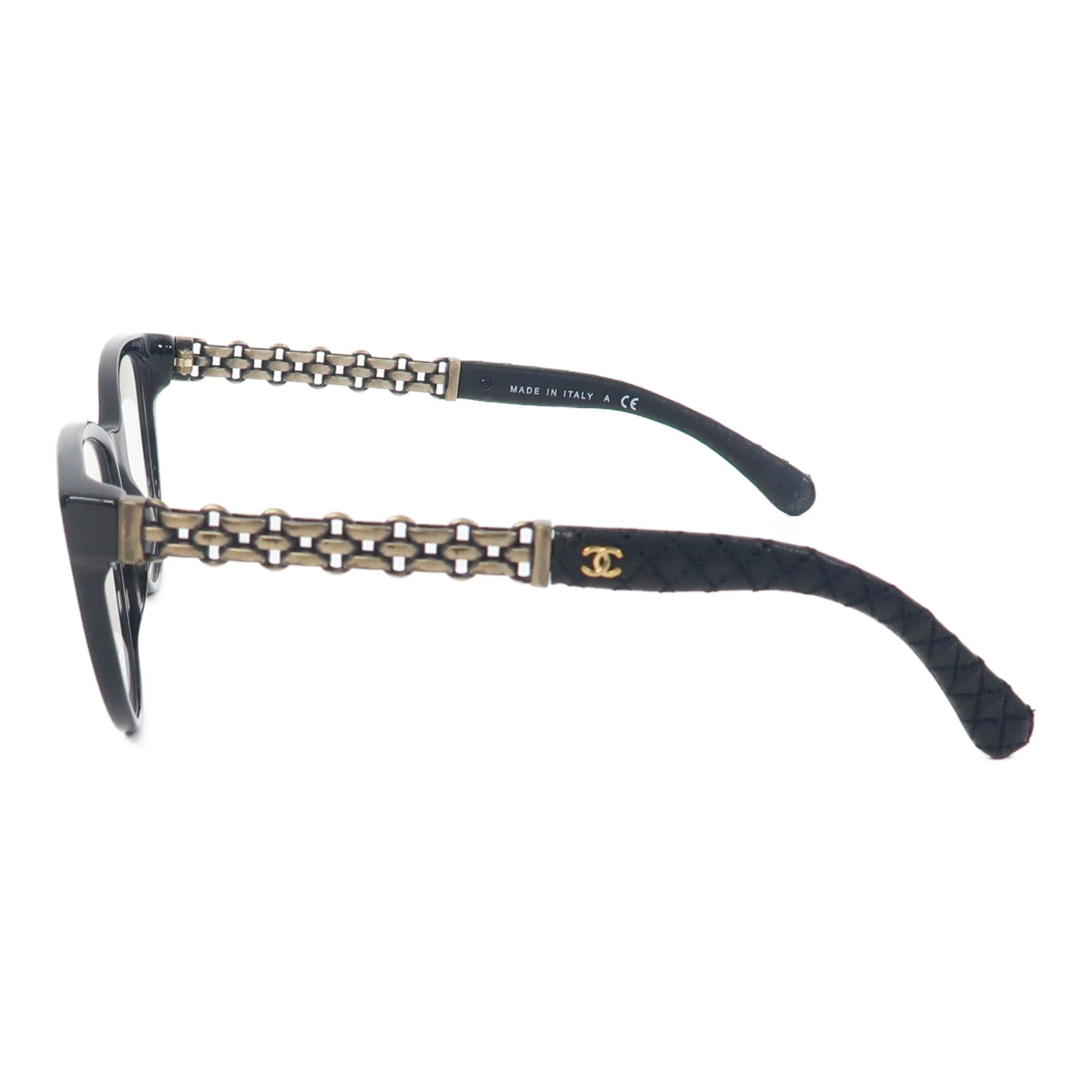CHANEL PVC/金屬Sunglasses太陽眼鏡黑色