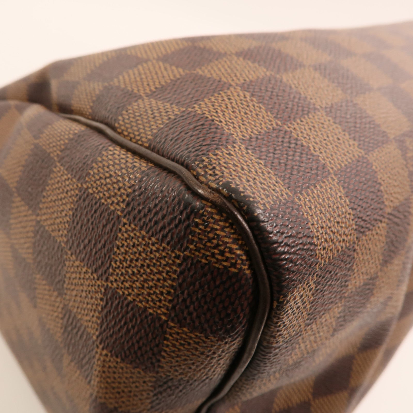 LOUIS VUITTON Damier Speedy 30金扣手挽袋