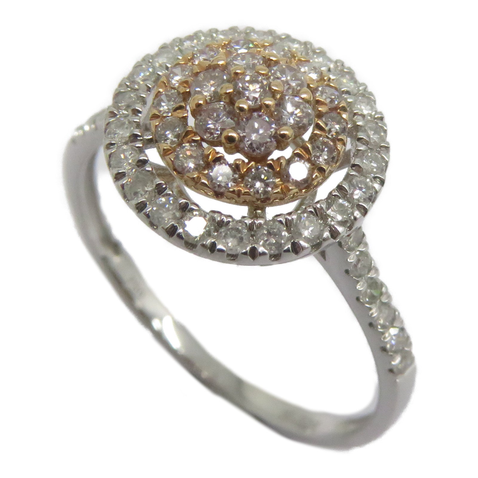 JEWELRY 【激減優惠】18K白金/玫瑰金Diamond Ring 0.50ct鑽石戒指US#7