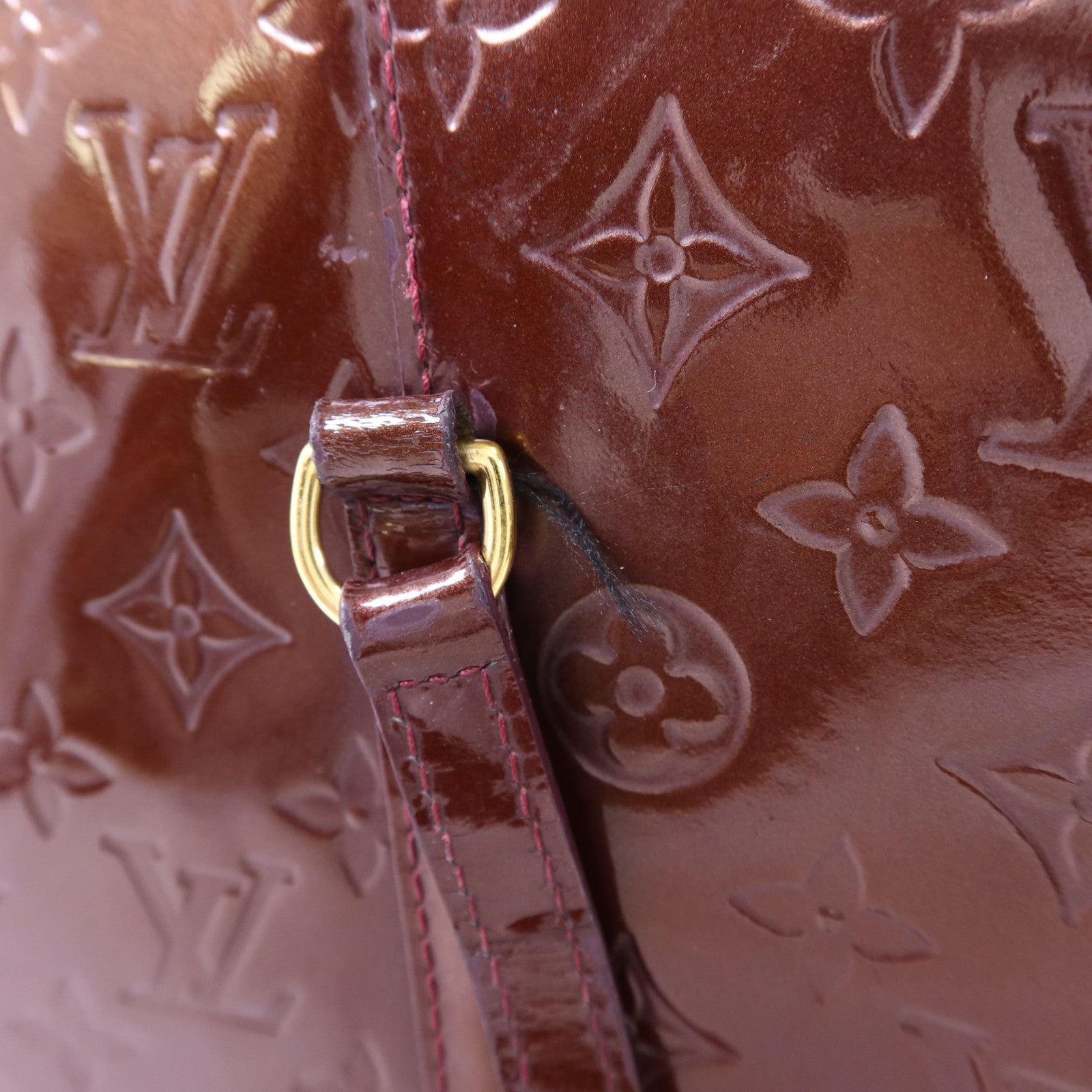 LOUIS VUITTON Vernis Avalon MM金扣肩背袋