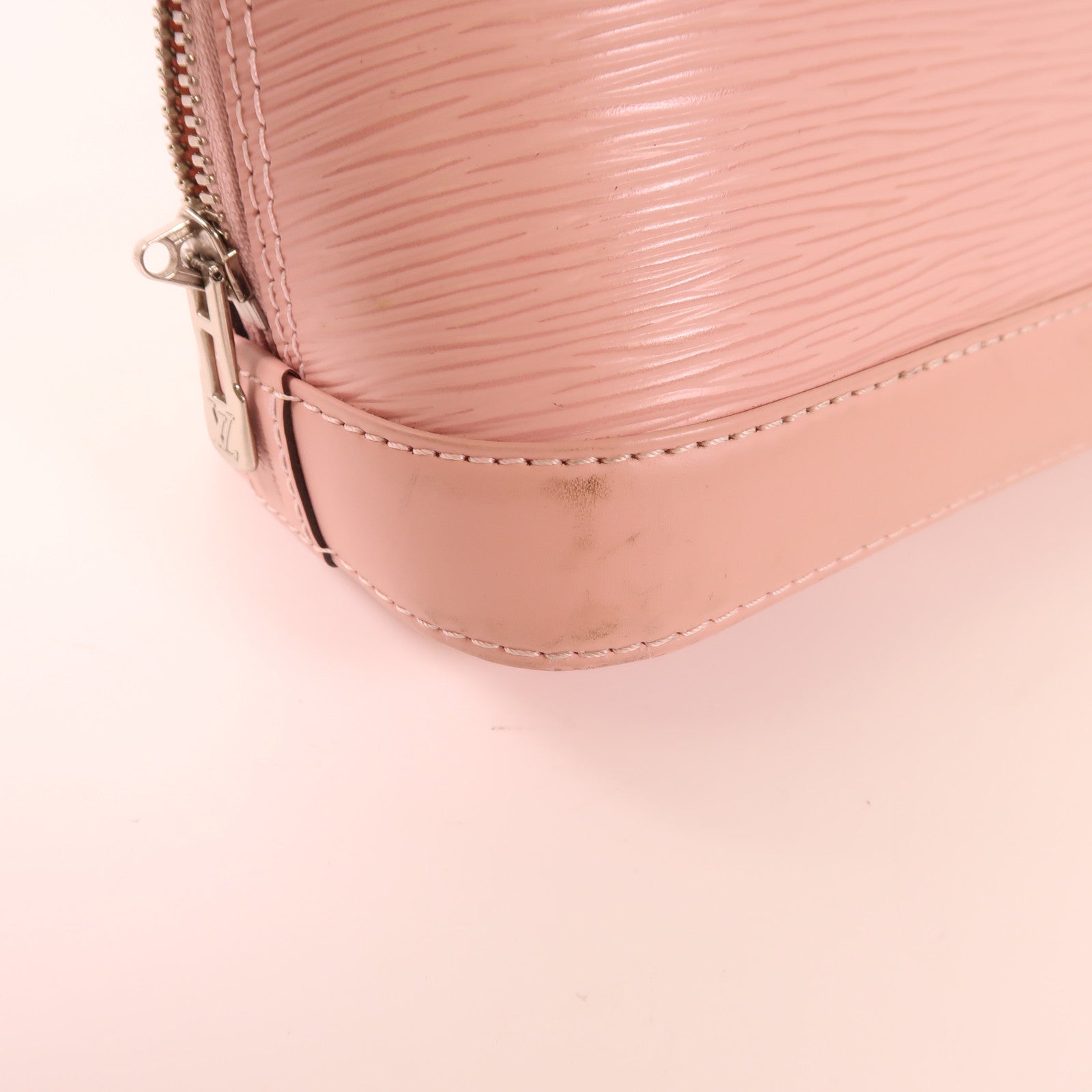 LOUIS VUITTON Epi Alma BB銀扣手挽肩背兩用袋