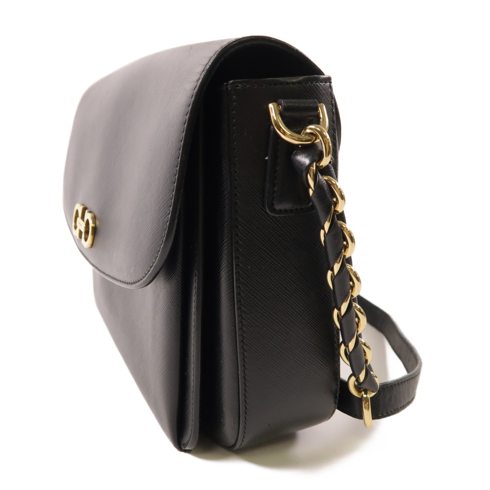 Salvatore Ferragamo 牛皮皮革Shoulder Bag金扣肩背袋
