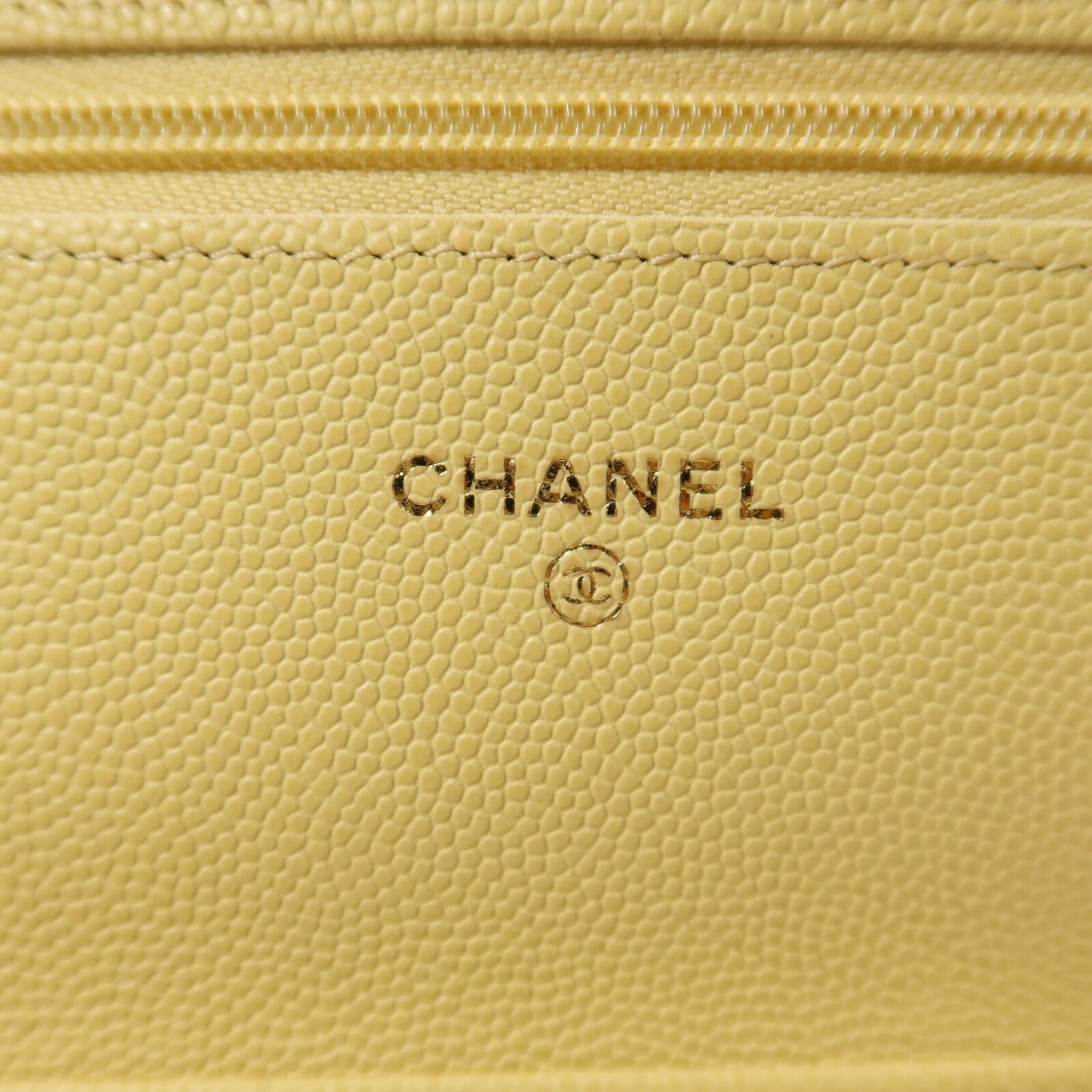 CHANEL 牛皮皮革Wallet On Chain金扣鏈帶肩背袋