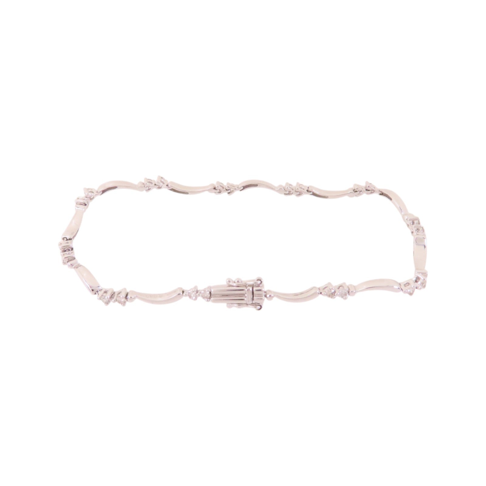 JEWELRY Diamond Bracelet 18K White Gold