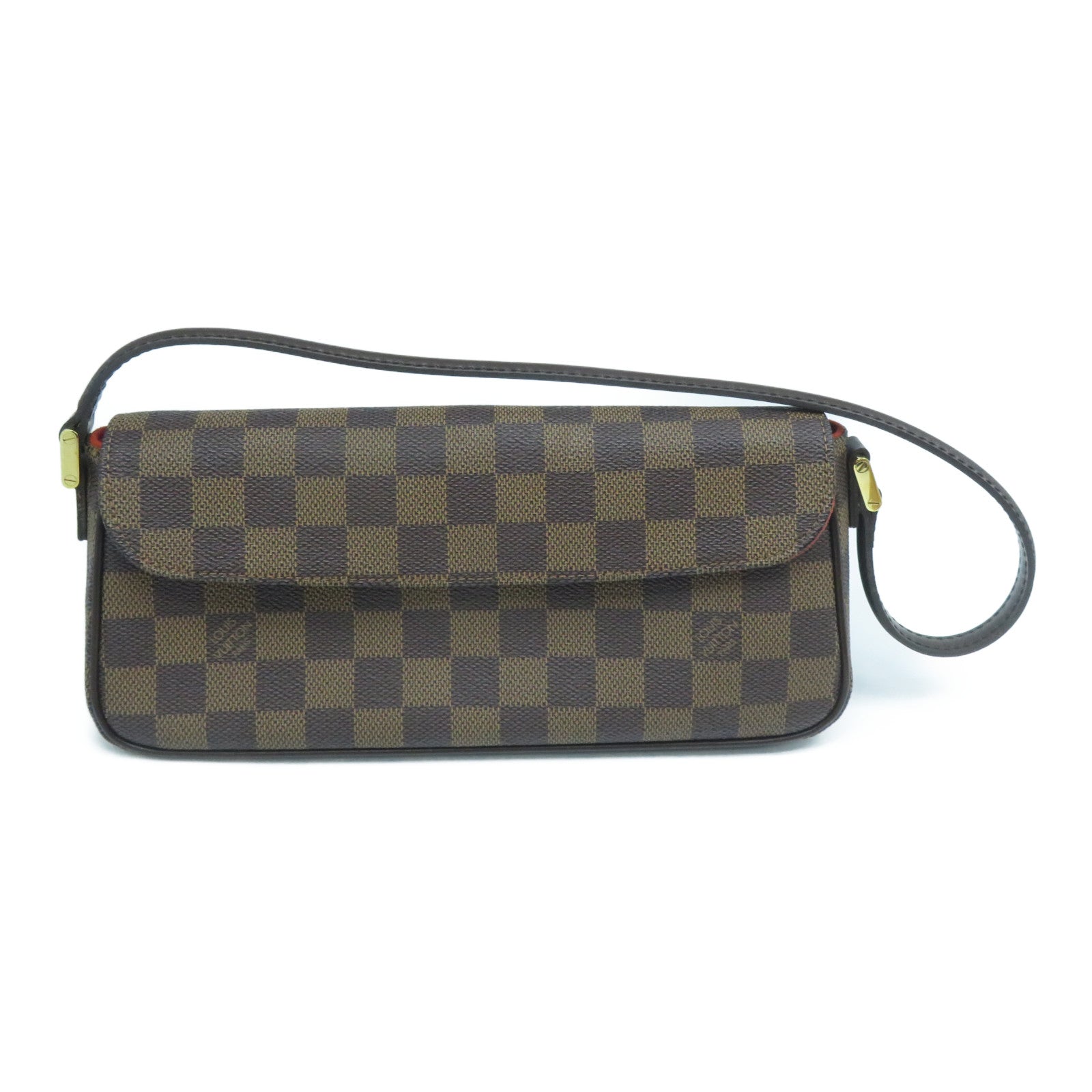 LOUIS VUITTON Damier Recoleta金扣肩背袋啡色