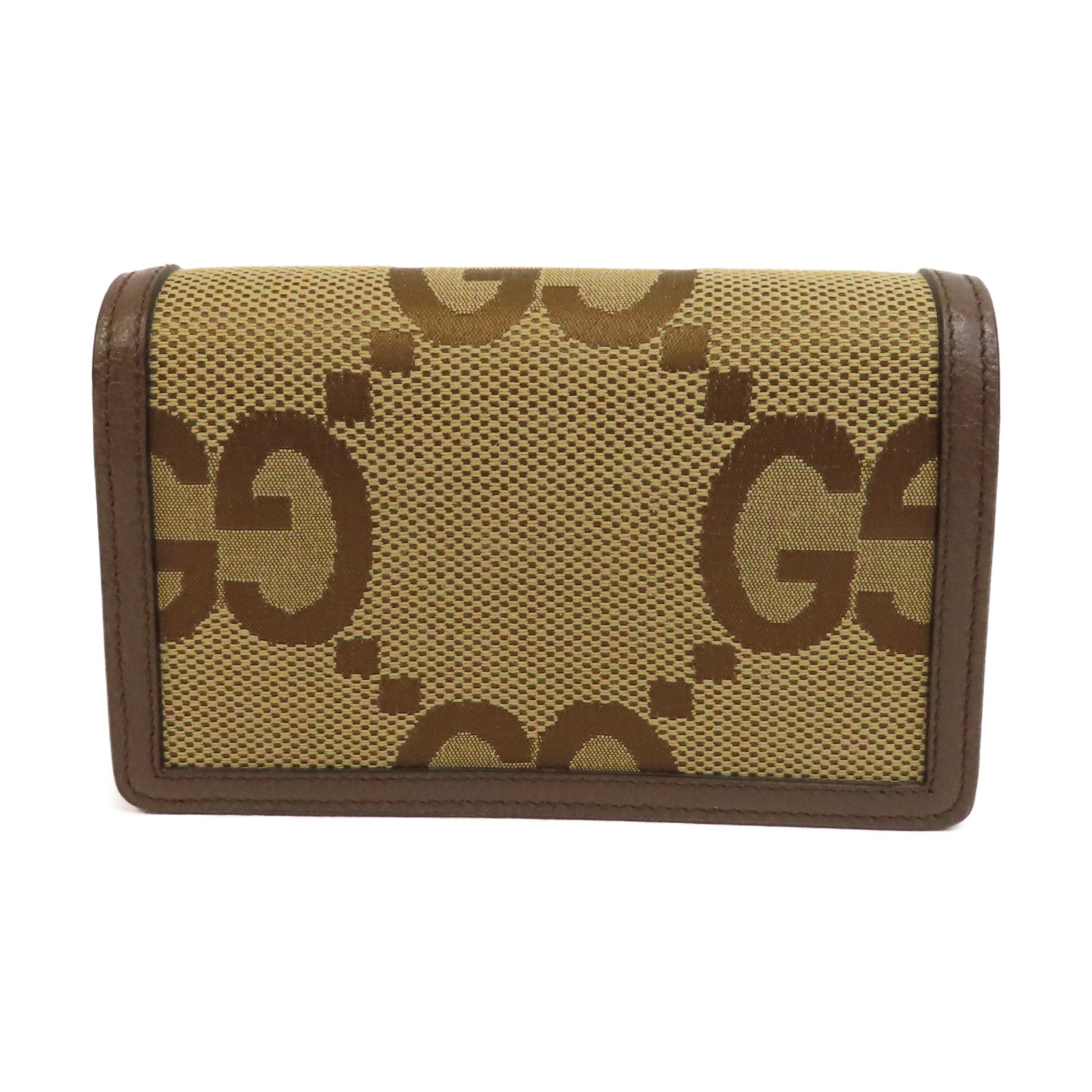 GUCCI 帆布Dionysus Mini銀扣鏈帶肩背袋啡色