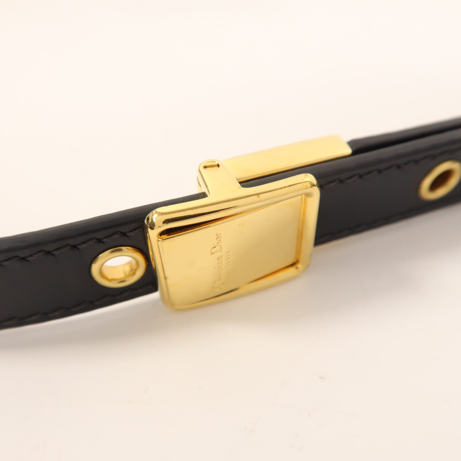 Dior 帆布30 Montaigne金扣鏈帶肩背袋