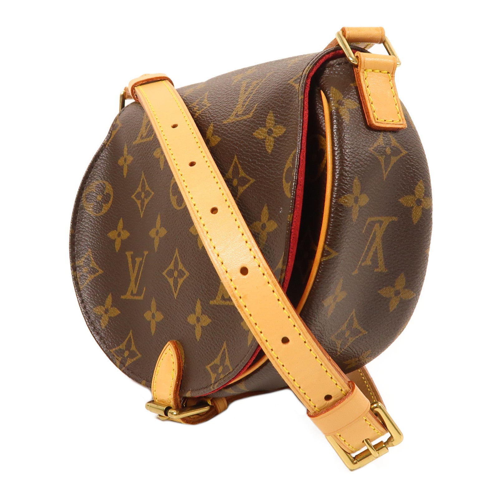 LOUIS VUITTON Monogram Tambourine金扣肩背袋