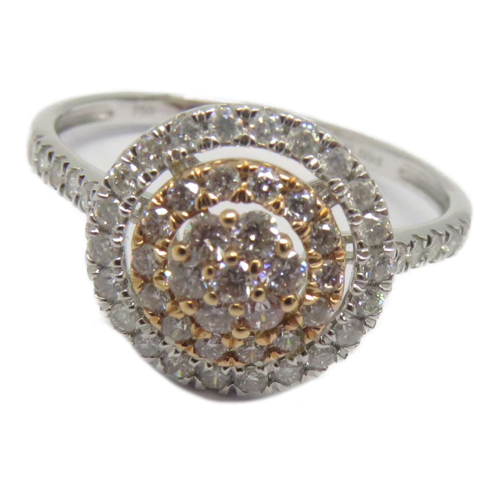 JEWELRY 【激減優惠】18K白金/玫瑰金Diamond Ring 0.50ct鑽石戒指US#7
