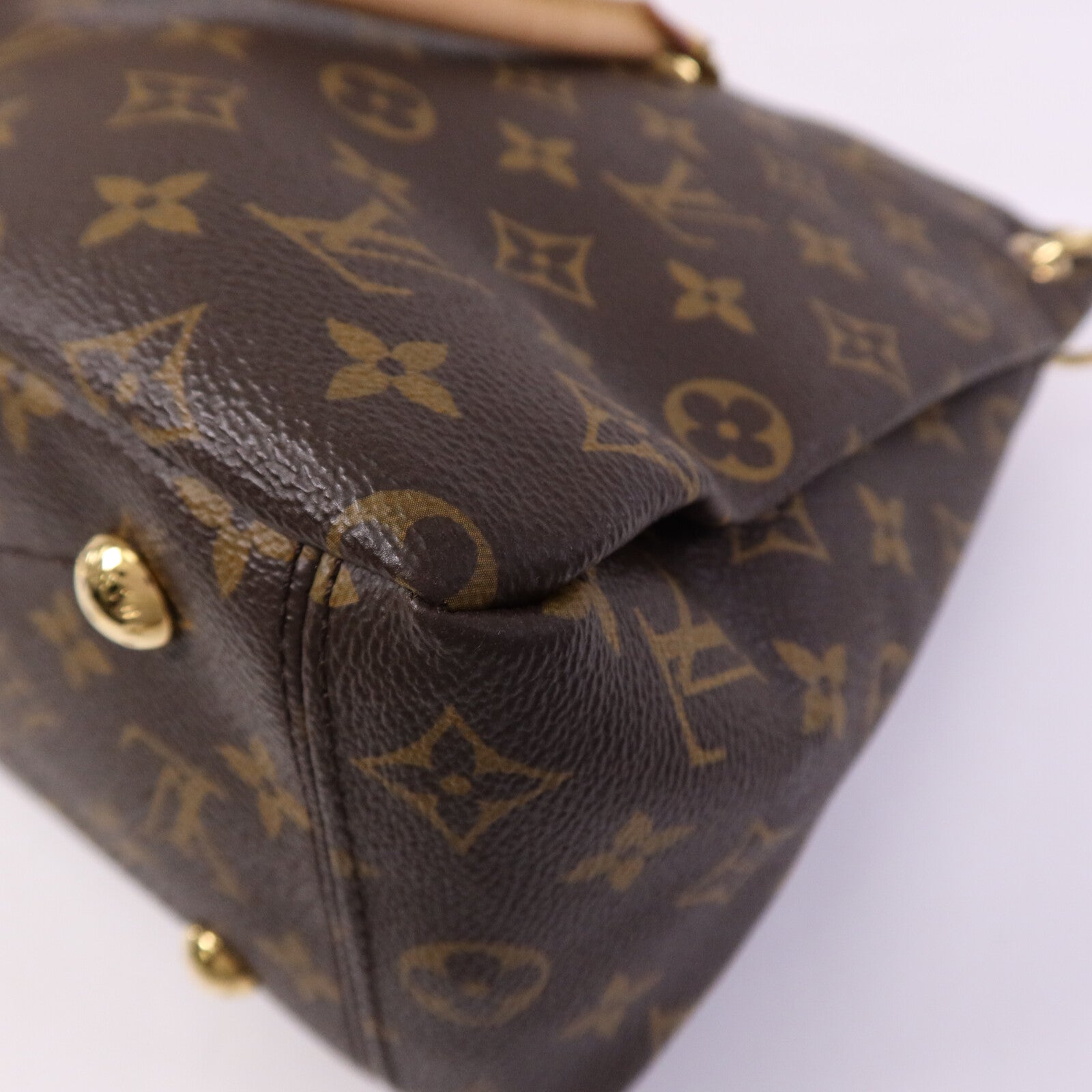 LOUIS VUITTON Monogram Pallas MM金扣手挽肩背兩用袋