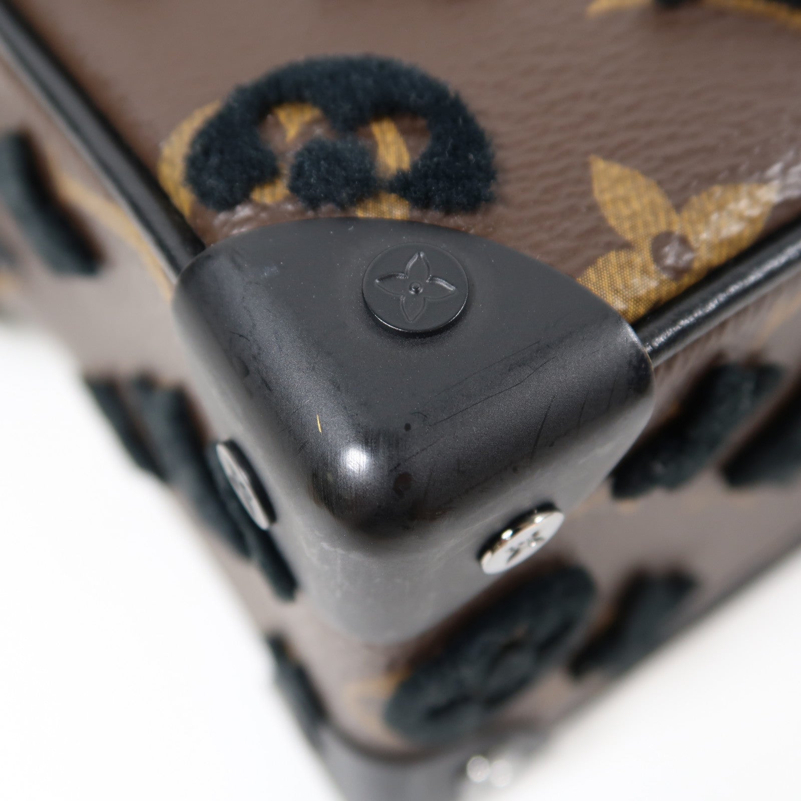 LOUIS VUITTON 【激減優惠】Monogram Soft Trunk Bag肩背袋啡色/黑色