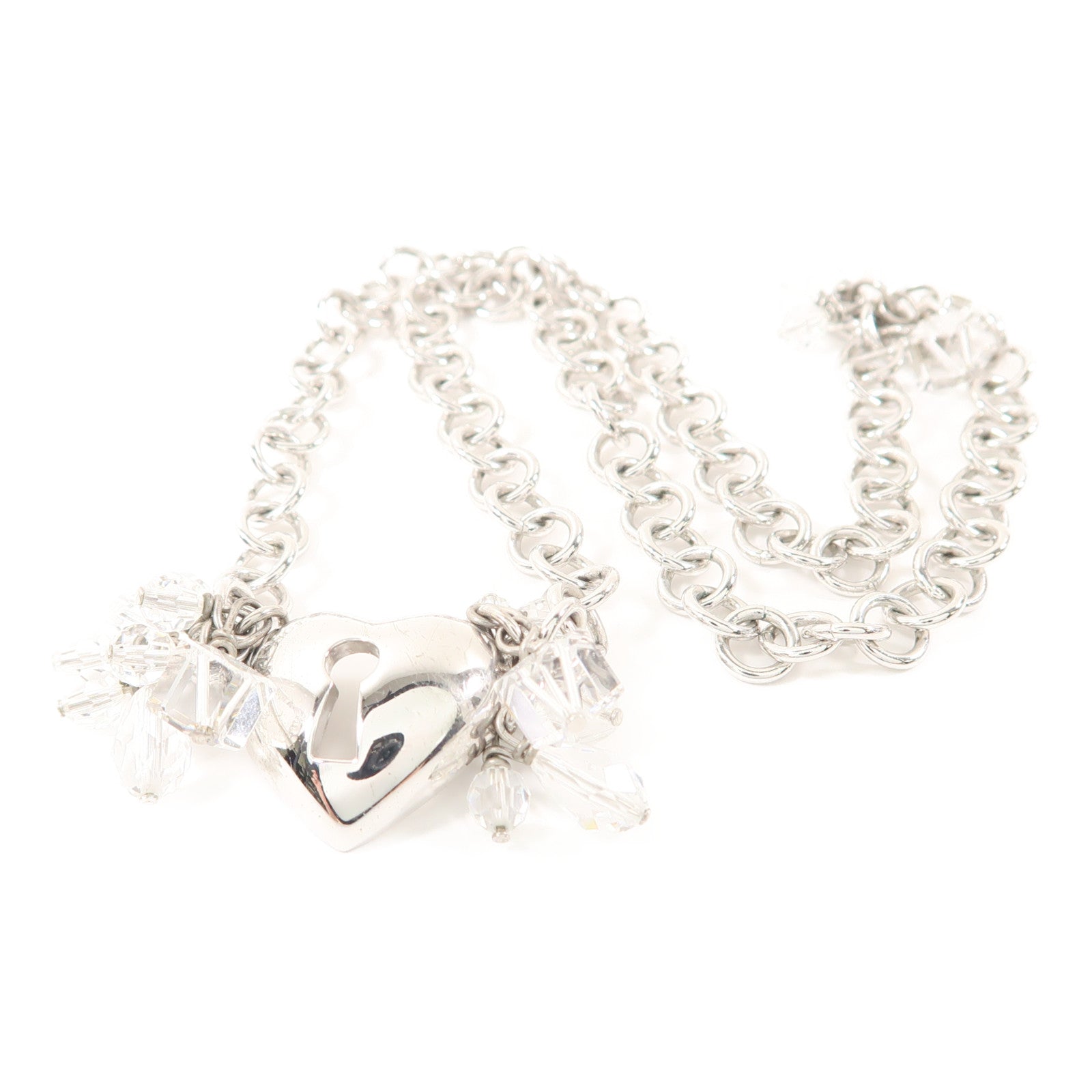 Dior PVC/金屬Necklace項鍊銀色