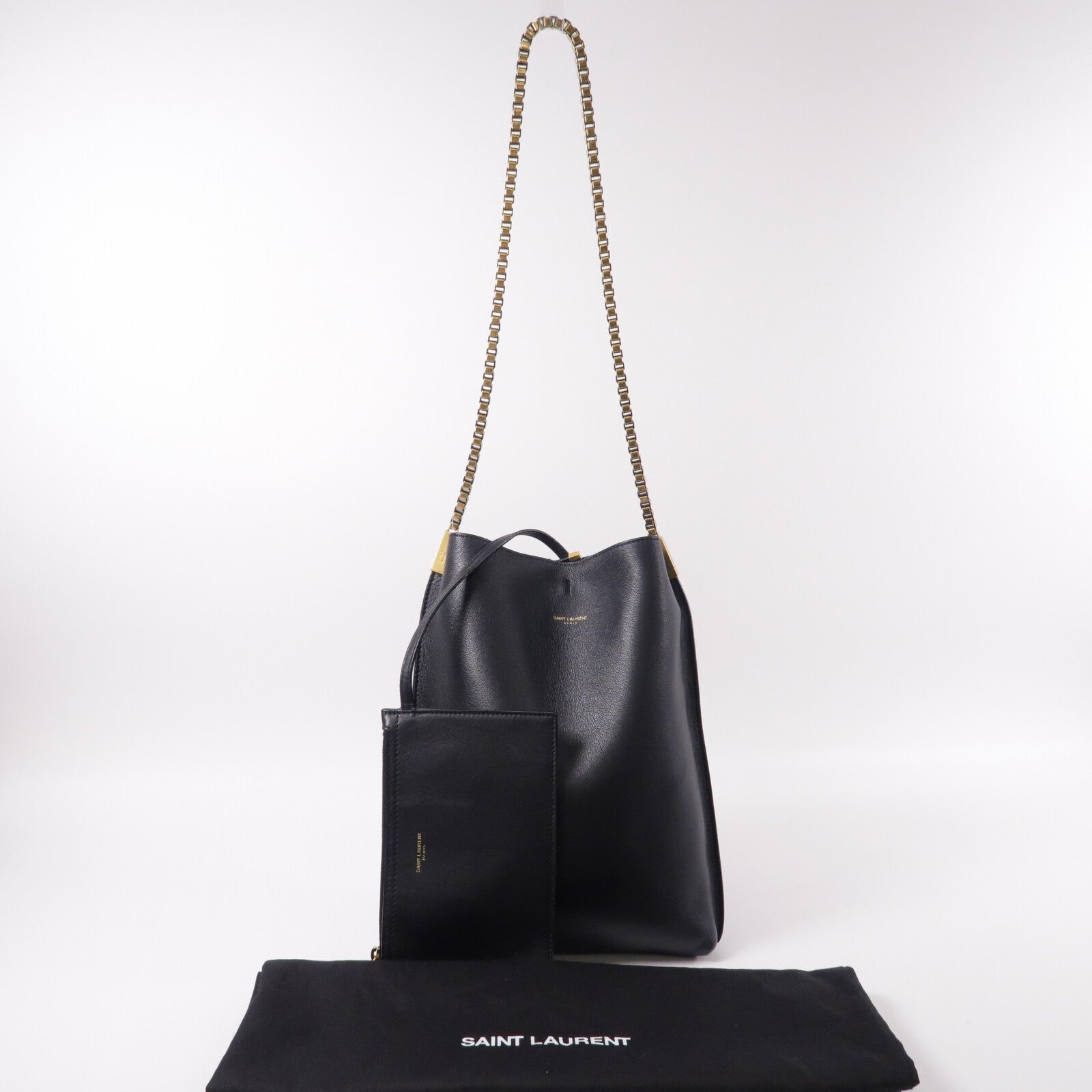 SAINT LAURENT 牛皮皮革Mini Suzanne肩背袋