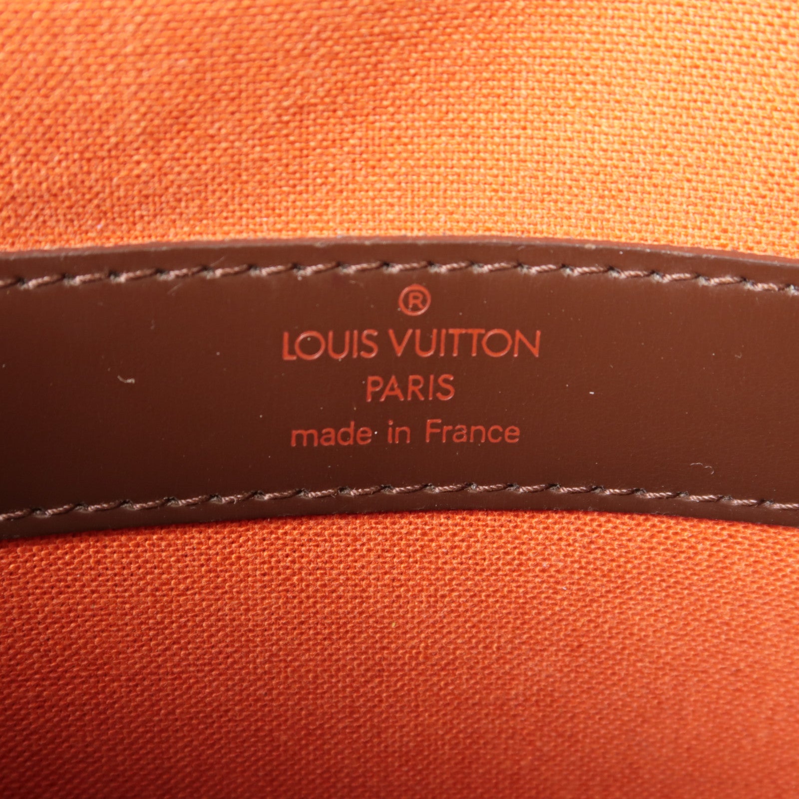 LOUIS VUITTON LV GHW Naviglio Shoulder Messenger Bag N45255 Damier Brown