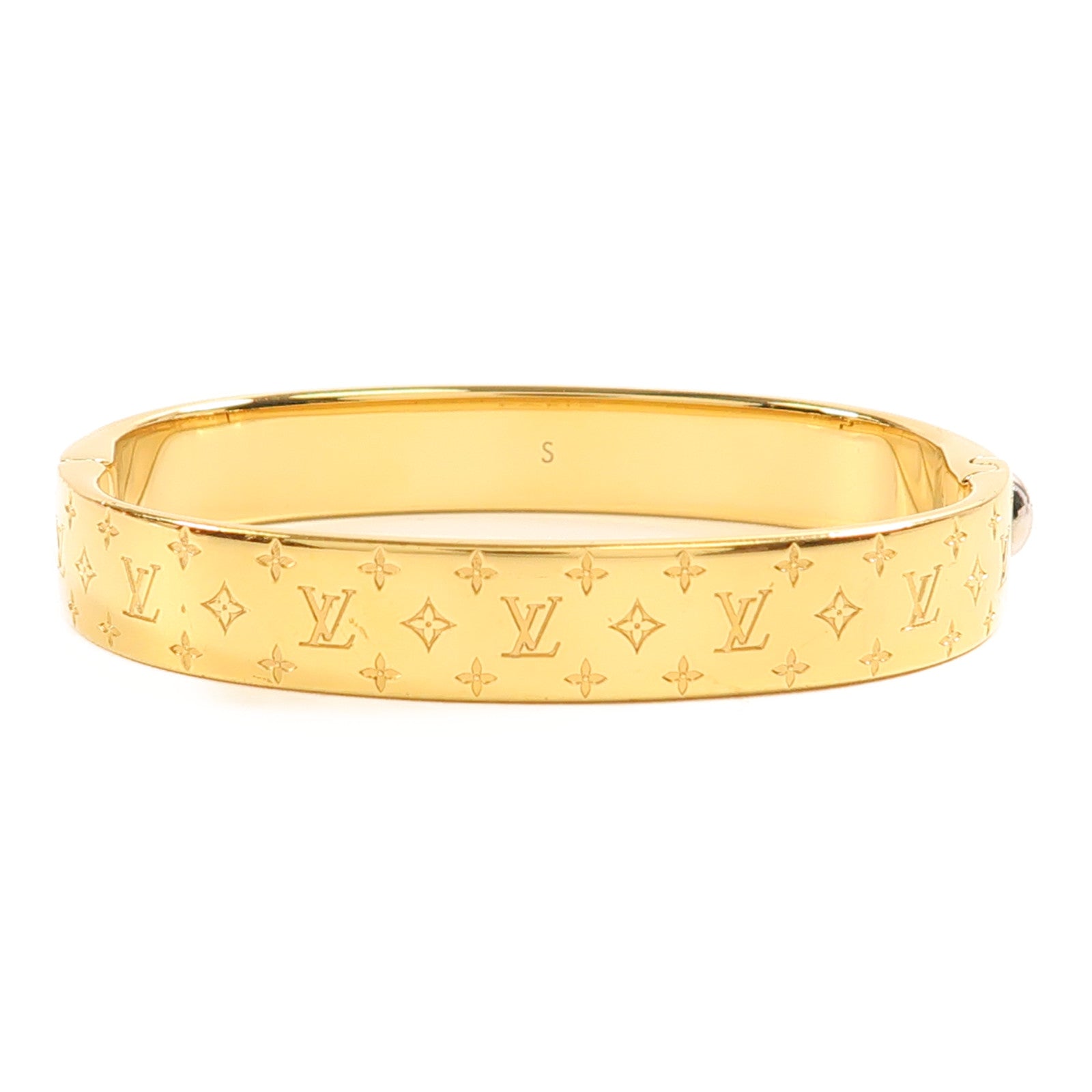 LOUIS VUITTON 金屬Nanogram Cuff Bracelet手鐲