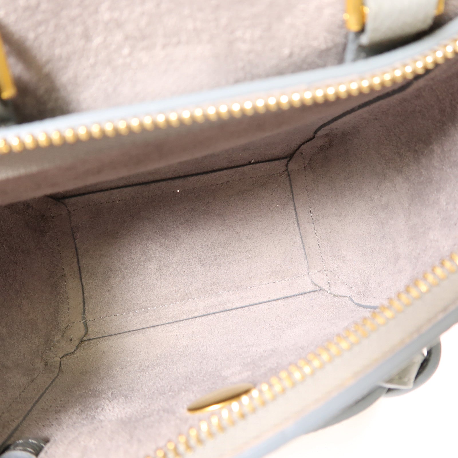 CELINE 牛皮皮革Belt Bag金扣肩背袋灰色