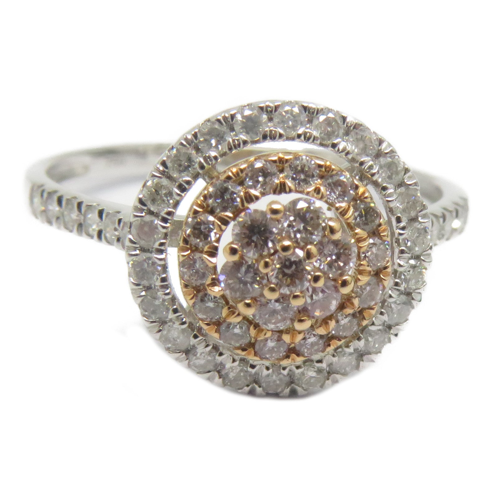 JEWELRY 【激減優惠】18K白金/玫瑰金Diamond Ring 0.50ct鑽石戒指US#7