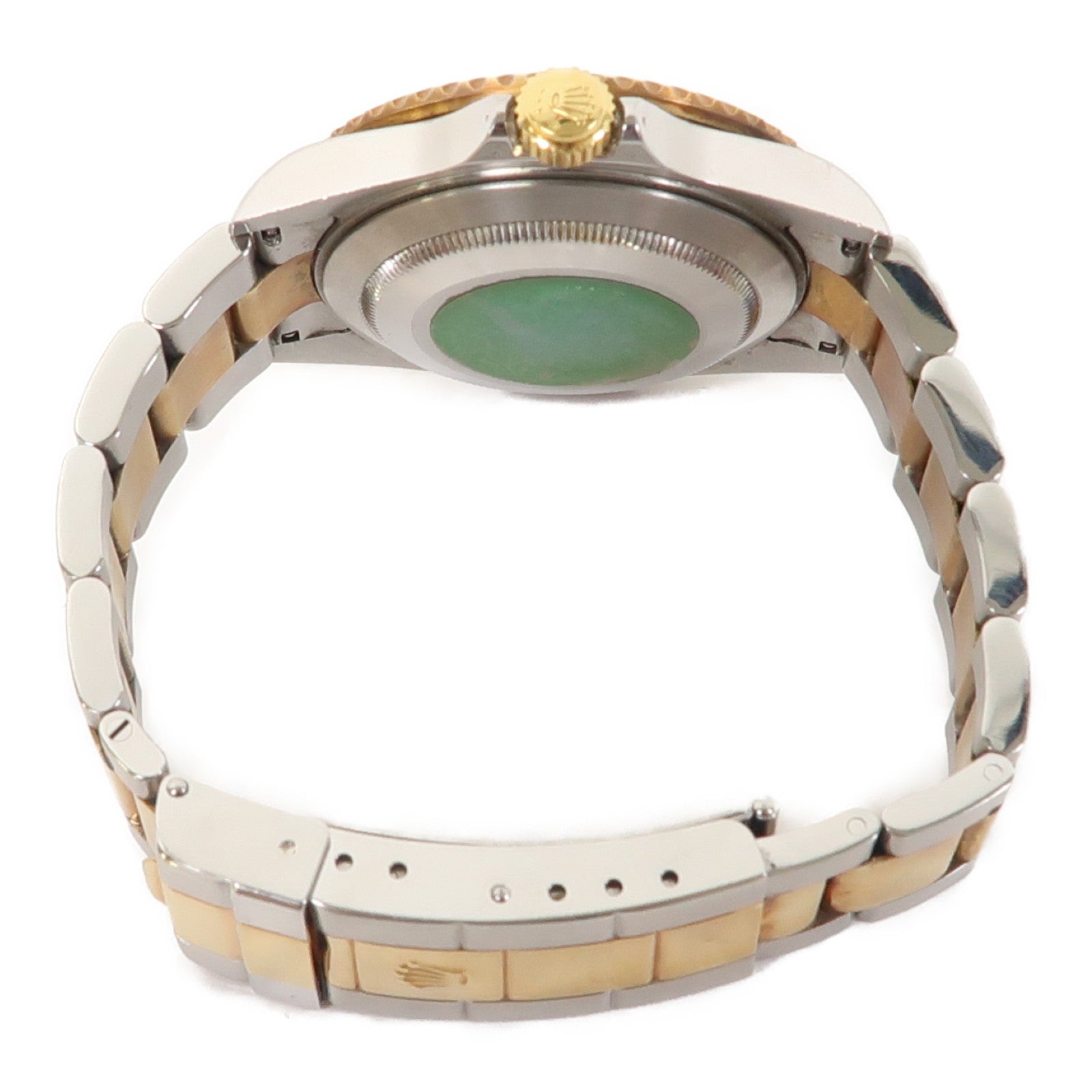 ROLEX Submariner18K黃金/不鏽鋼手錶自動機芯黑色