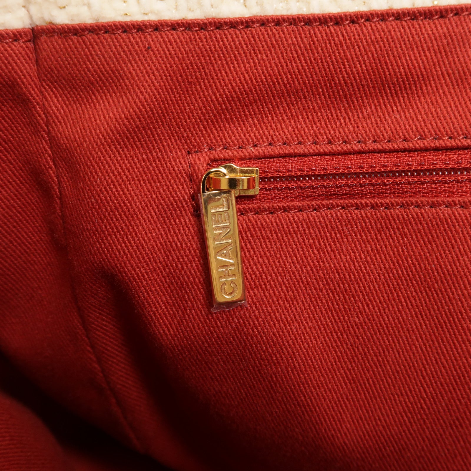 CHANEL Tweed Deauville Small Tote鏈帶肩背袋