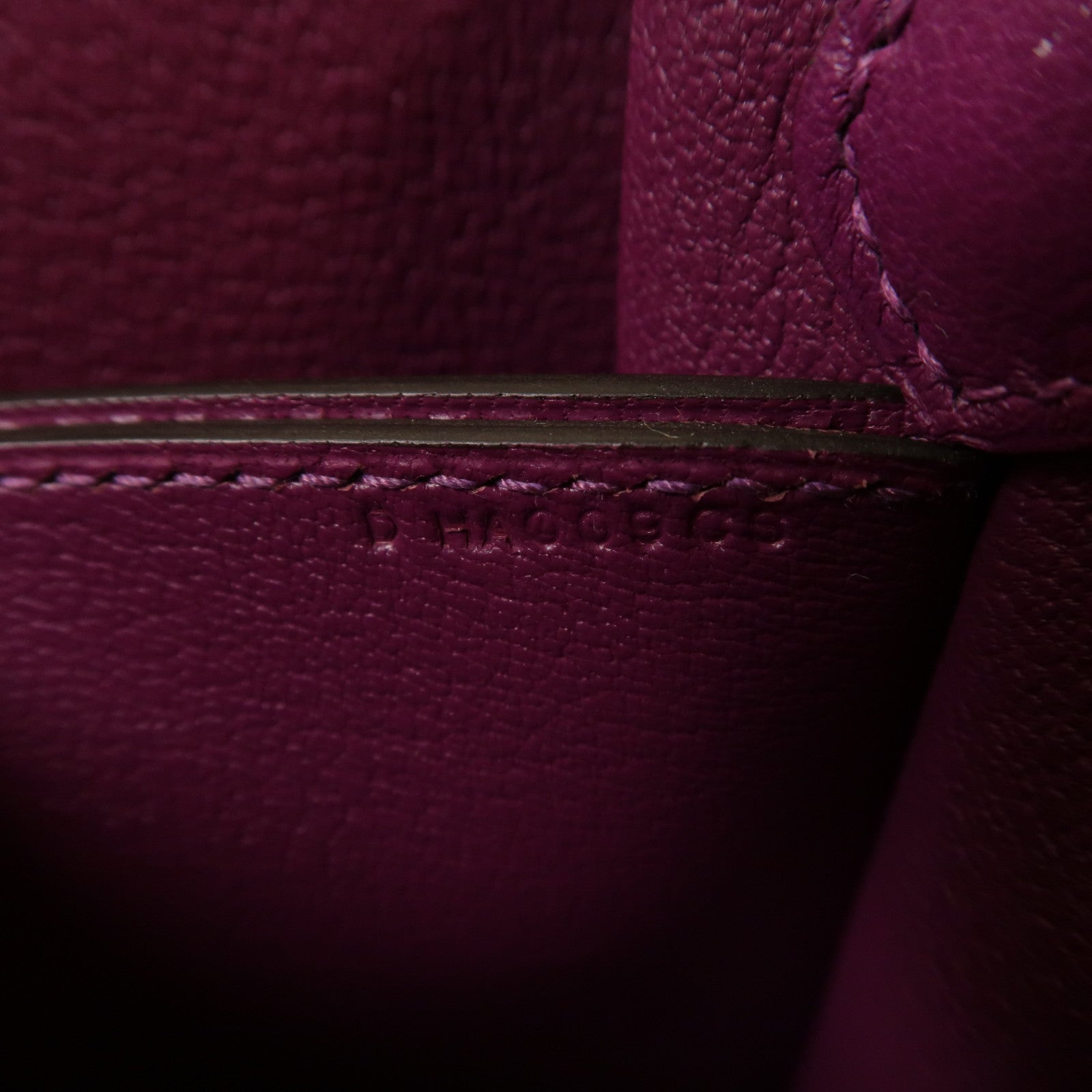 HERMES Evercolor皮革Roulis Mini銀扣肩背袋海葵紫色