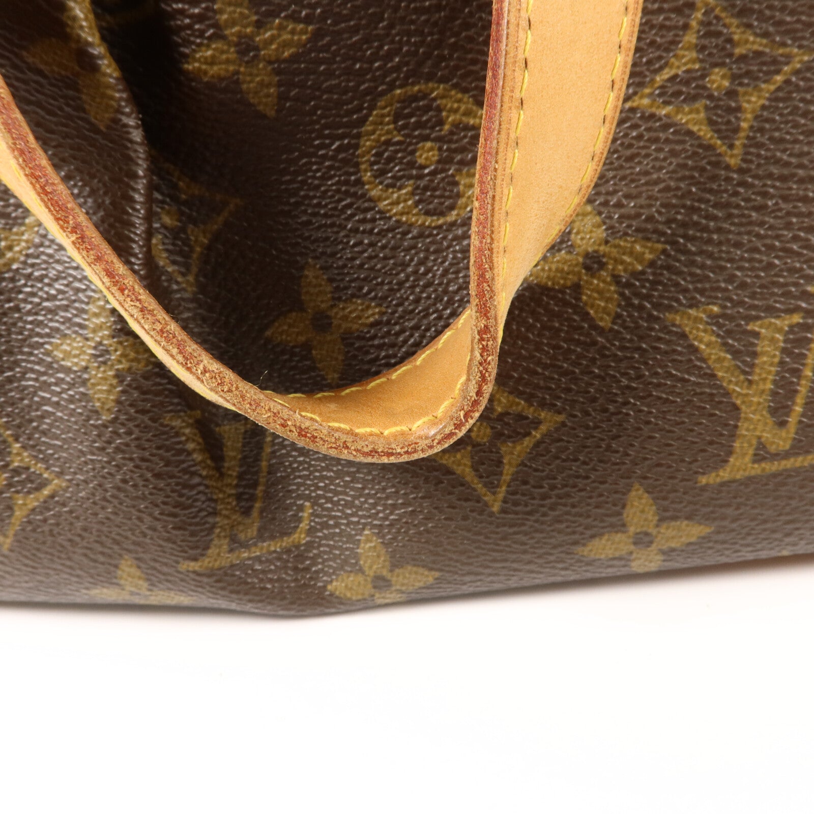 LOUIS VUITTON Monogram Palermo PM金扣手挽肩背兩用袋棕色