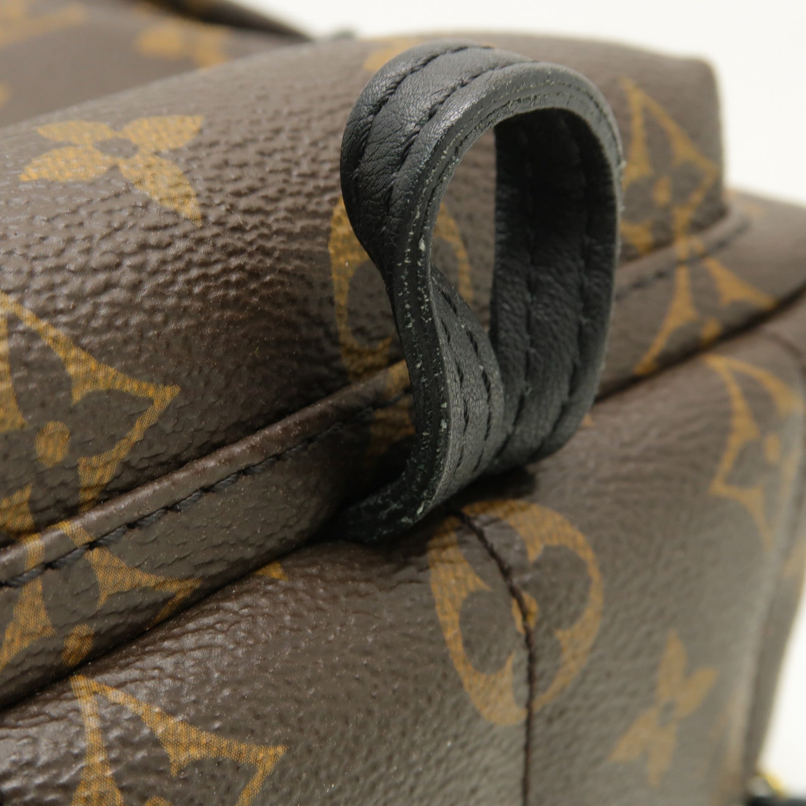 LOUIS VUITTON Monogram Macassar Palm Springs Backpack Mini金扣背包棕色黒色