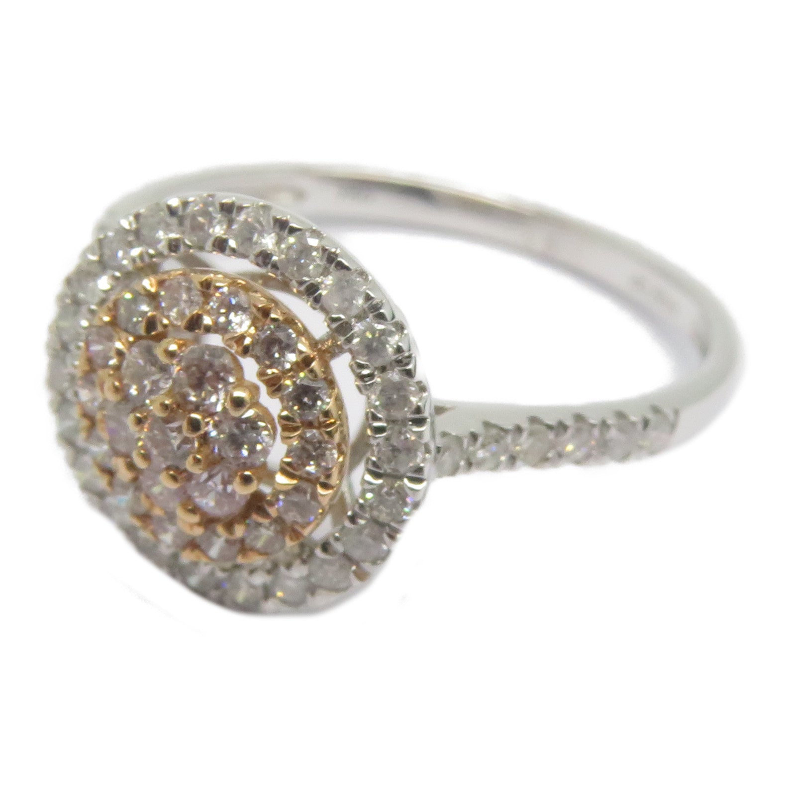 JEWELRY 【激減優惠】18K白金/玫瑰金Diamond Ring 0.50ct鑽石戒指US#7