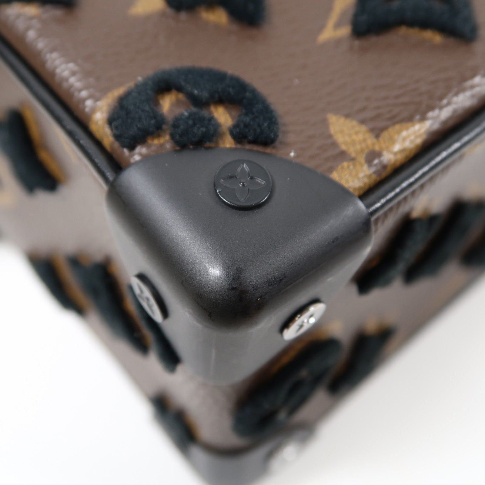 LOUIS VUITTON 【激減優惠】Monogram Soft Trunk Bag肩背袋啡色/黑色