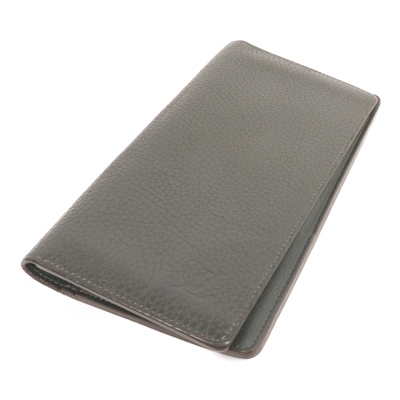 LOUIS VUITTON 牛皮皮革Brazza Long Wallet銀扣長錢包