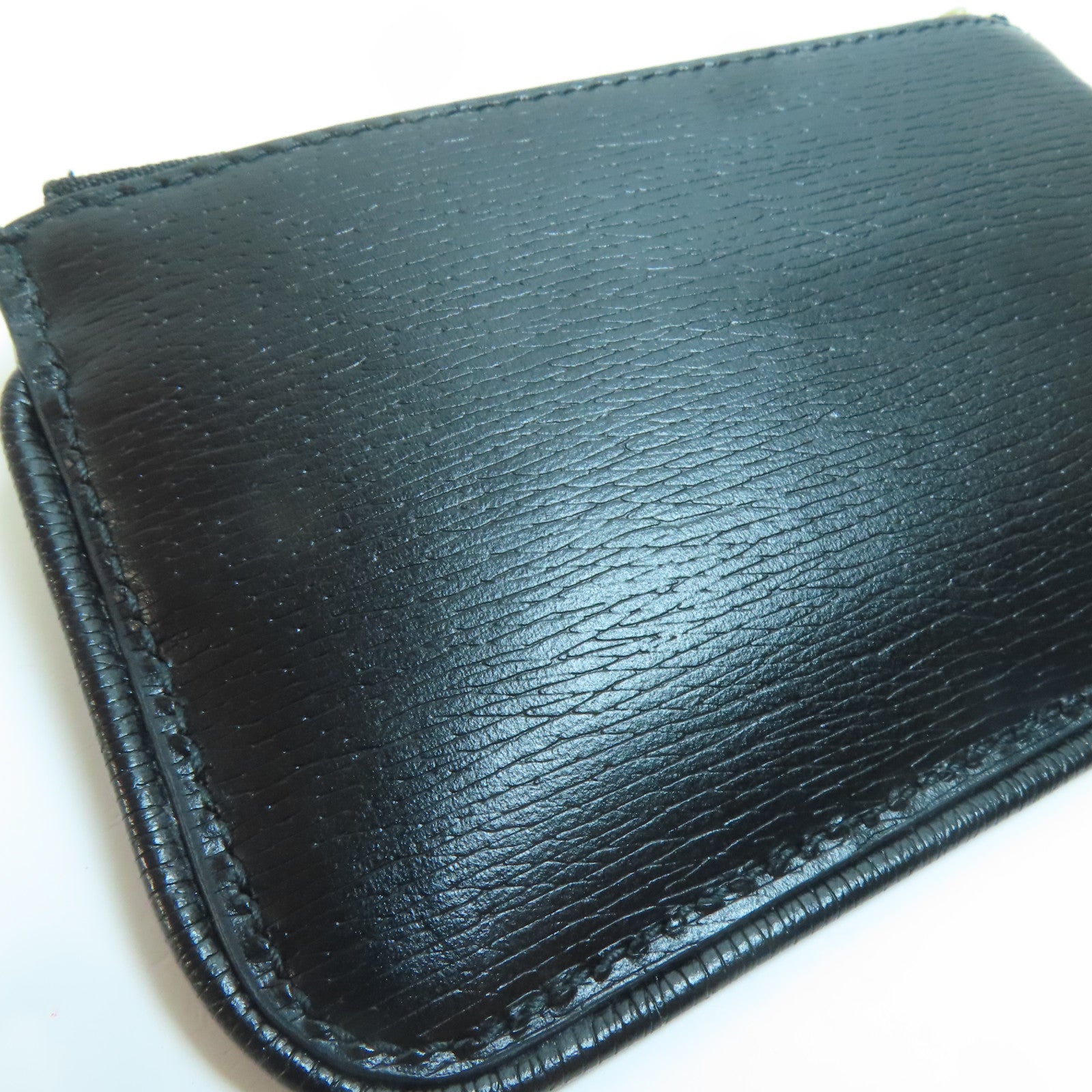 GUCCI 牛皮皮革Pouch Wallet金扣零錢包