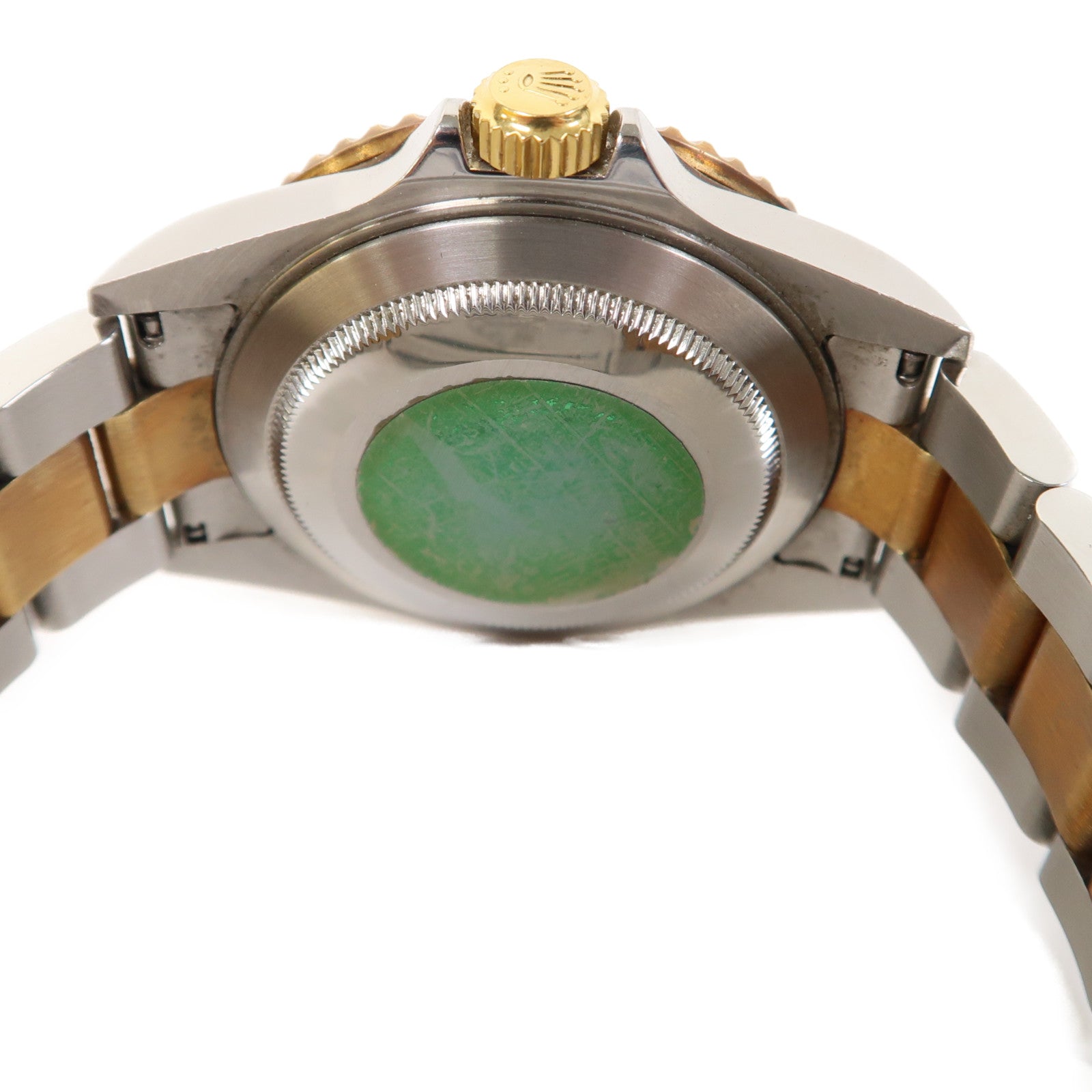 ROLEX Submariner18K黃金/不鏽鋼手錶自動機芯黑色