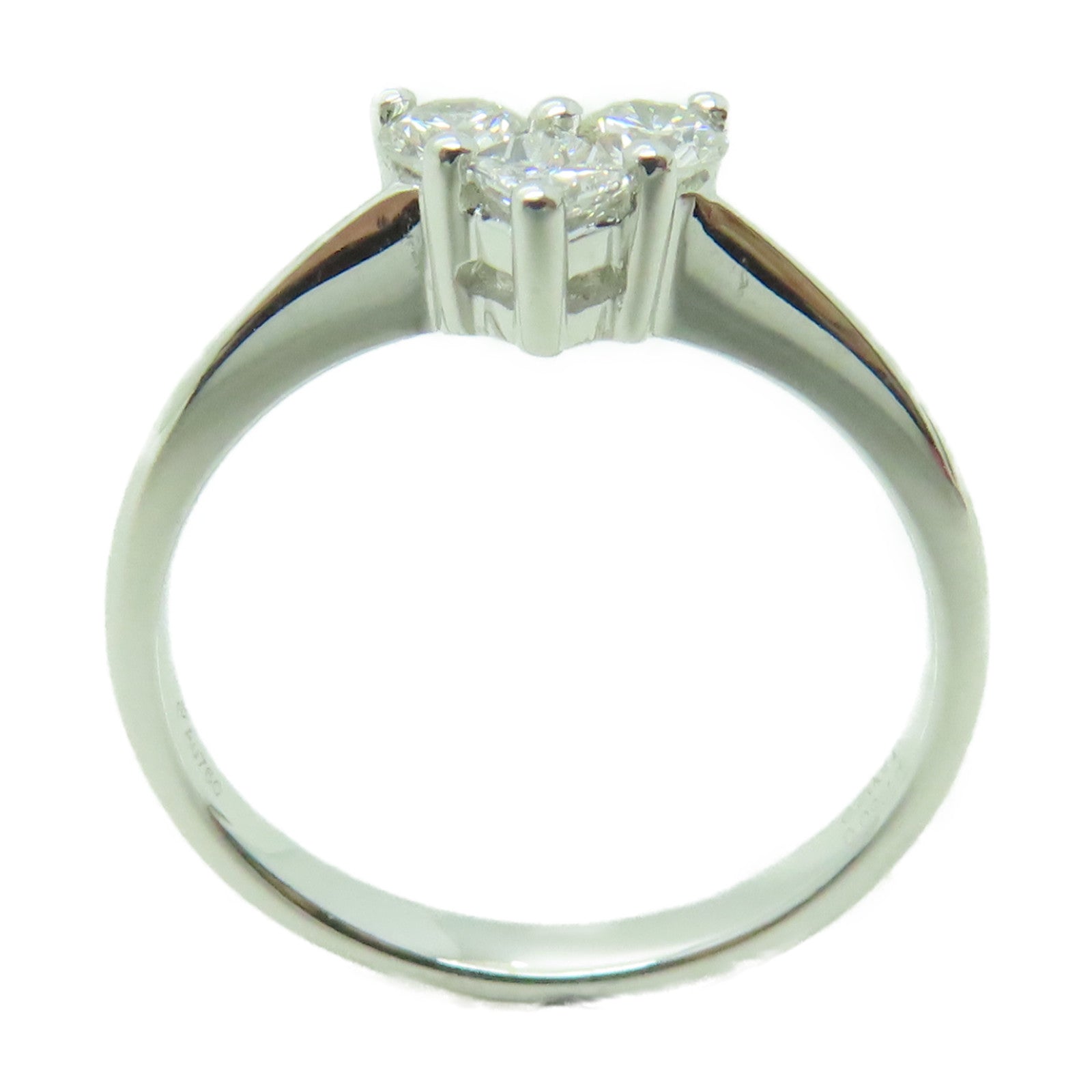 JEWELRY 【激減優惠】K18白金Ring0.20ct/0.09ct 鑽石戒指US#5