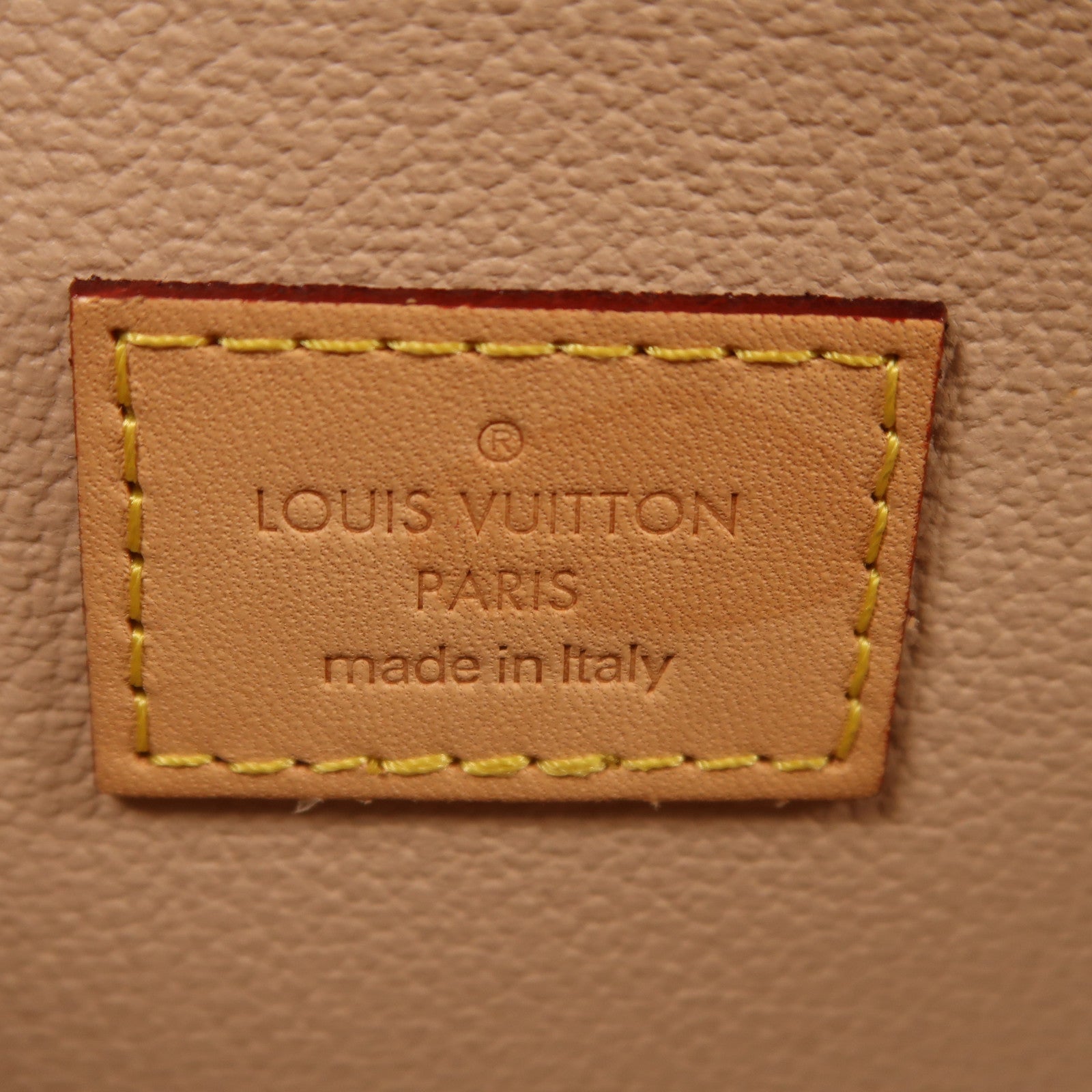 LOUIS VUITTON Monogram Nice BB金扣手挽袋棕色