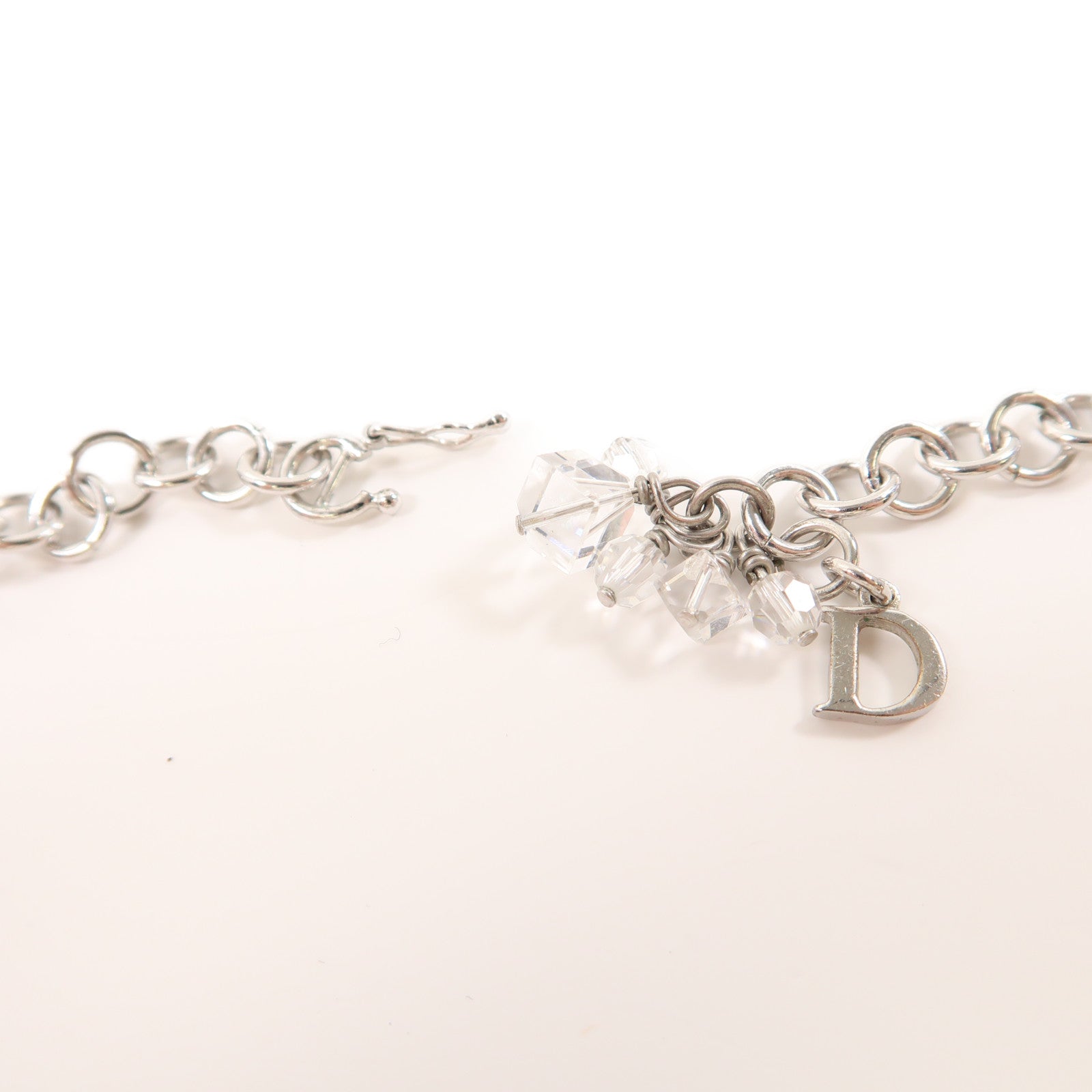 Dior PVC/金屬Necklace項鍊銀色