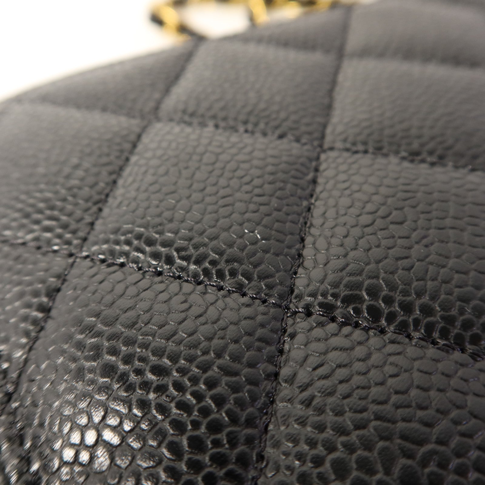 CHANEL 牛皮皮革Large Classic金扣鏈帶肩背袋