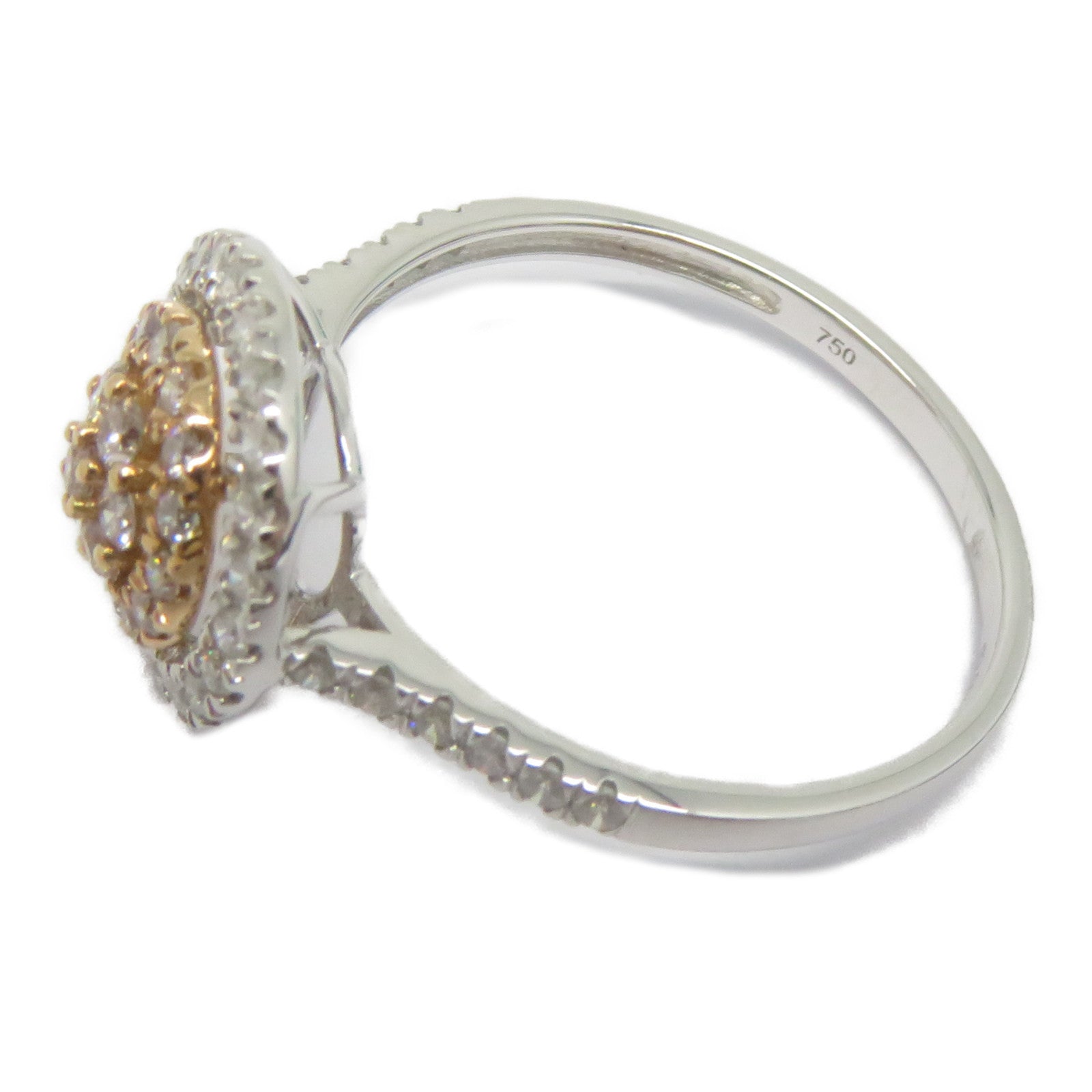JEWELRY 【激減優惠】18K白金/玫瑰金Diamond Ring 0.50ct鑽石戒指US#7